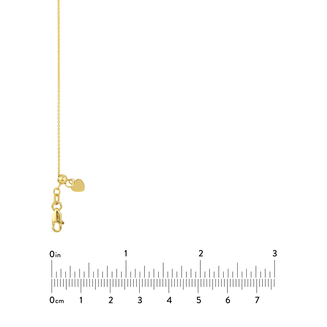 22" 0.9MM CABLE CHAIN NECKLACE | 10K YELLOW GOLD | MF007745-10Y - Brownlee Jewelers
