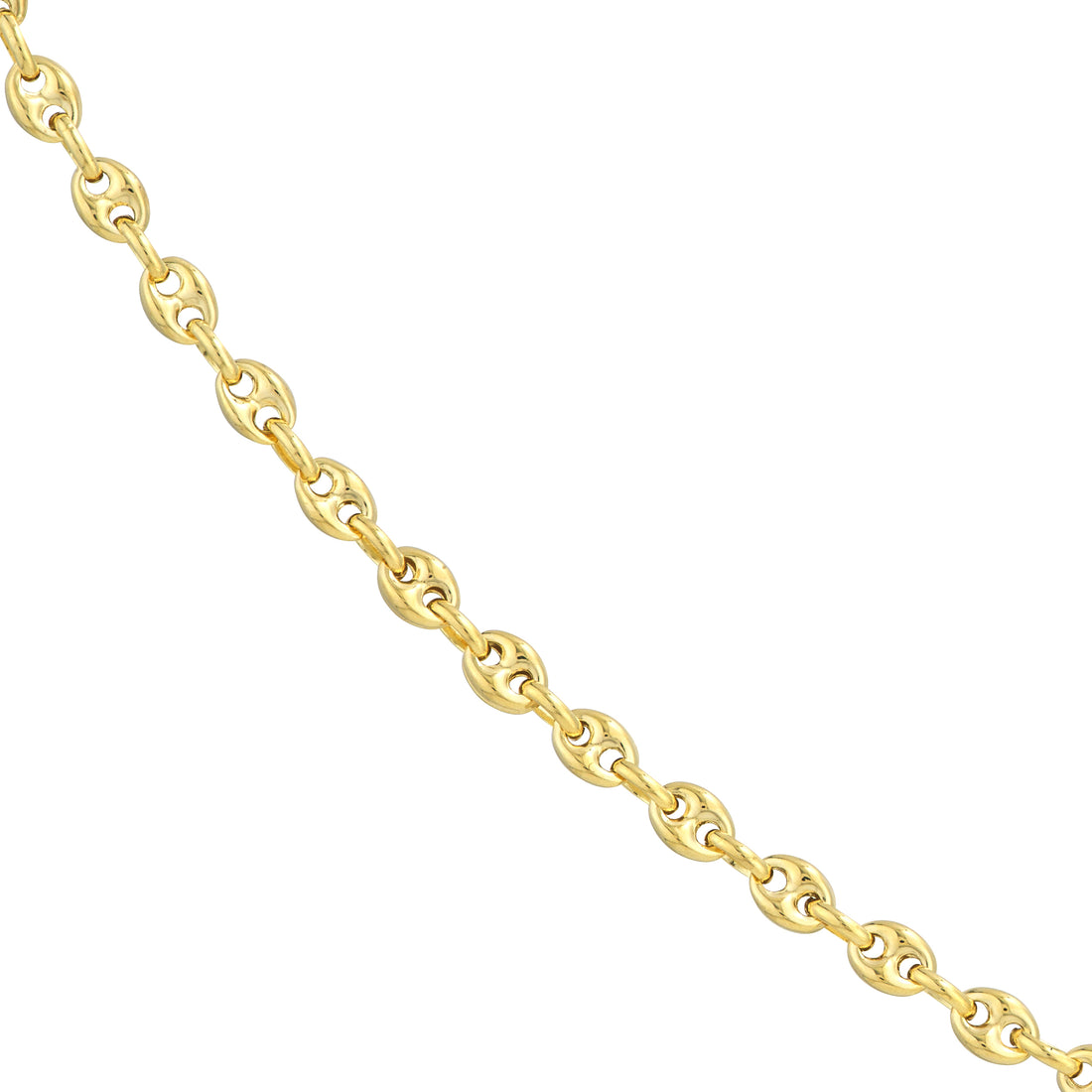 20" 3.7MM PUFFED MARINER CHAIN NECKLACE | 14K YELLOW GOLD | MF011050-14Y - Brownlee Jewelers