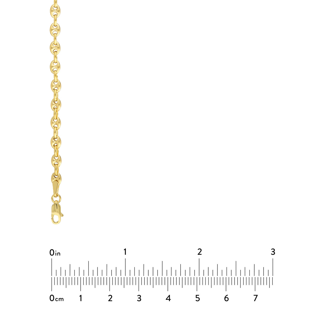 20" 3.7MM PUFFED MARINER CHAIN NECKLACE | 14K YELLOW GOLD | MF011050-14Y - Brownlee Jewelers