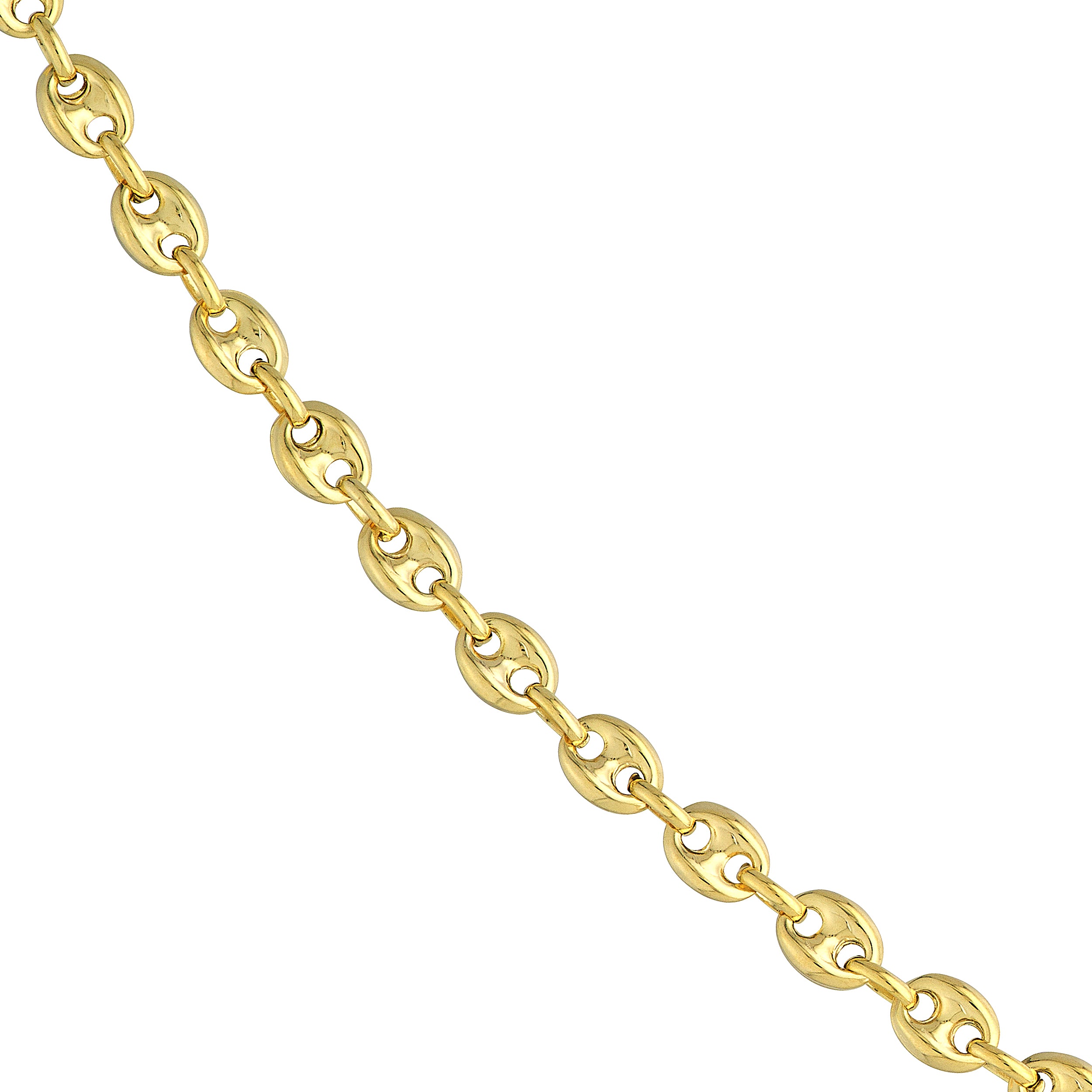 18" 4.5MM PUFFED MARINER CHAIN NECKLACE | 14K YELLOW GOLD | MF011183-14Y - Brownlee Jewelers