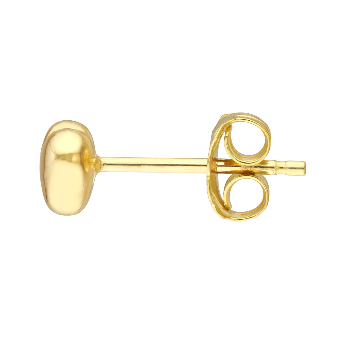 PUFFED HEART STUD EARRINGS | 14K YELLOW GOLD | MF013986-14Y - Brownlee Jewelers