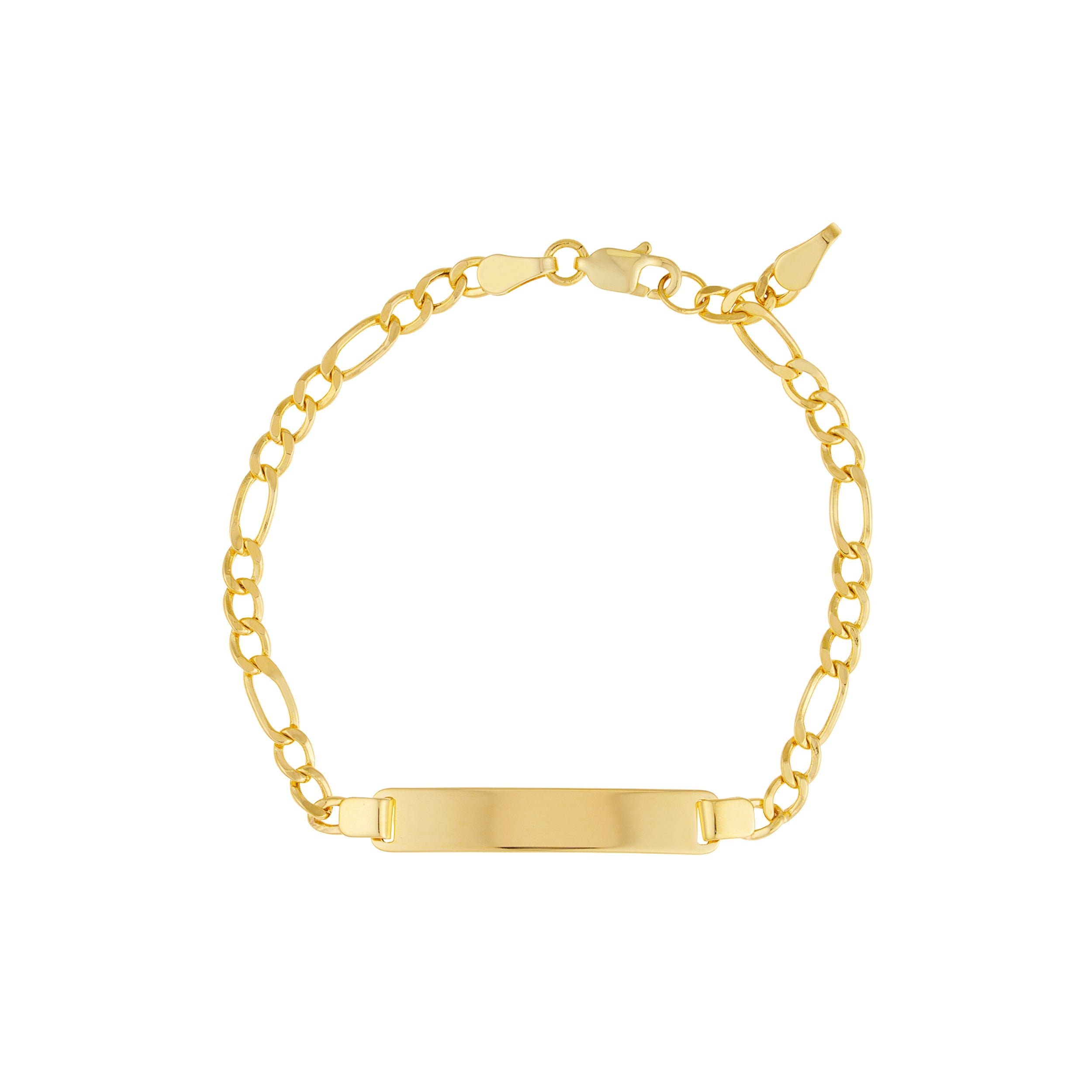 6" ID FIGARO CHAIN BRACELET | 14K YELLOW GOLD | MF015083-14Y - Brownlee Jewelers
