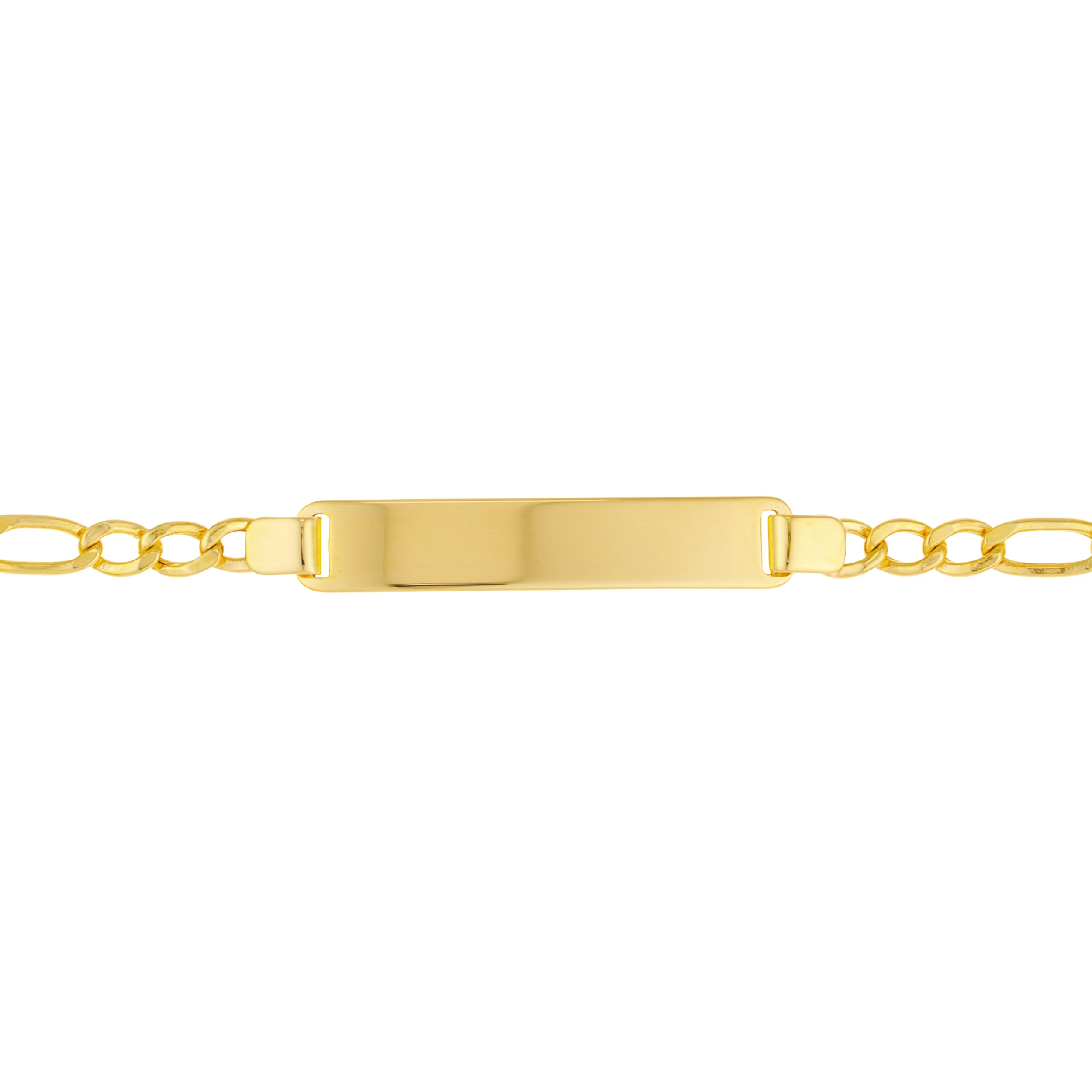 6" ID FIGARO CHAIN BRACELET | 14K YELLOW GOLD | MF015083-14Y - Brownlee Jewelers