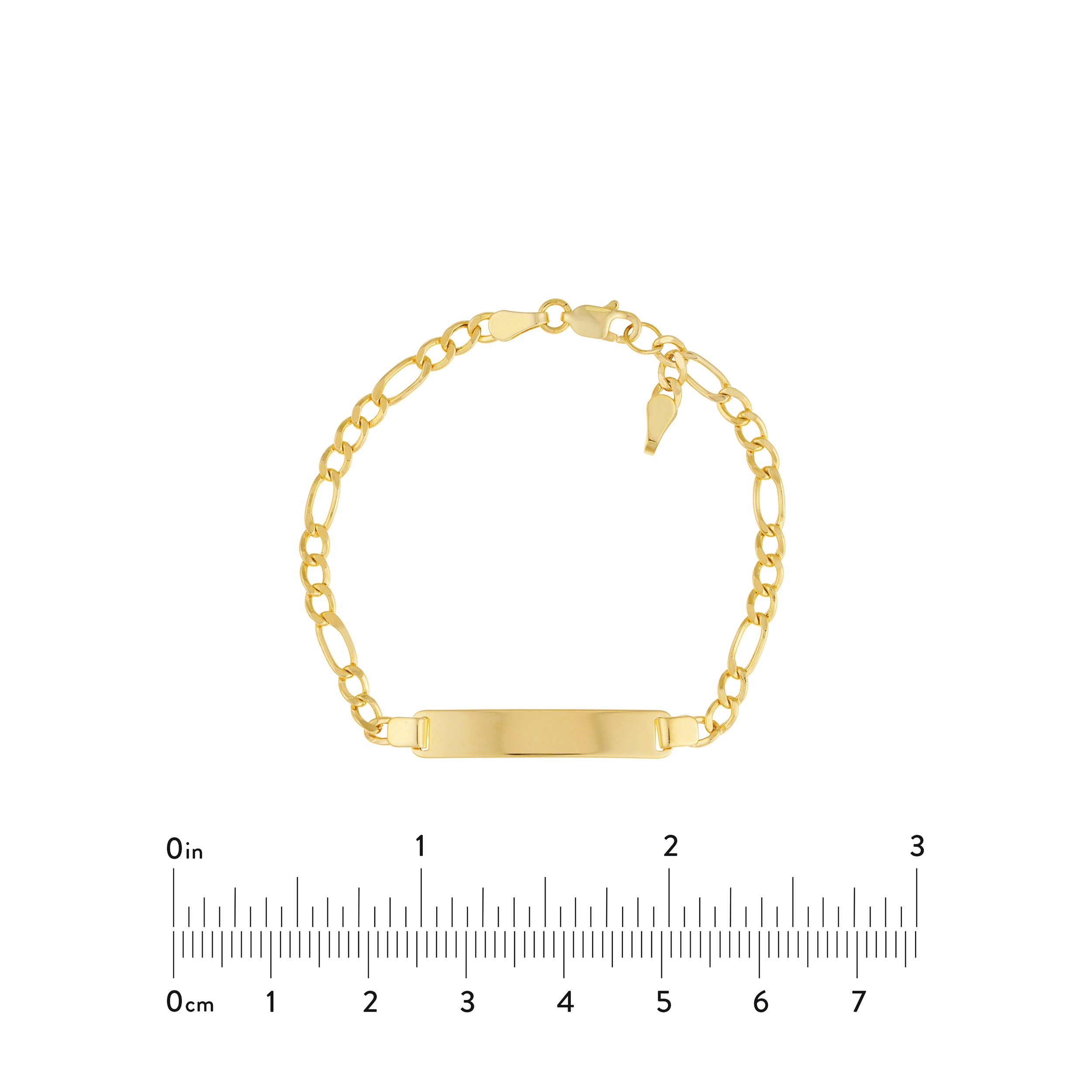 6" ID FIGARO CHAIN BRACELET | 14K YELLOW GOLD | MF015083-14Y - Brownlee Jewelers