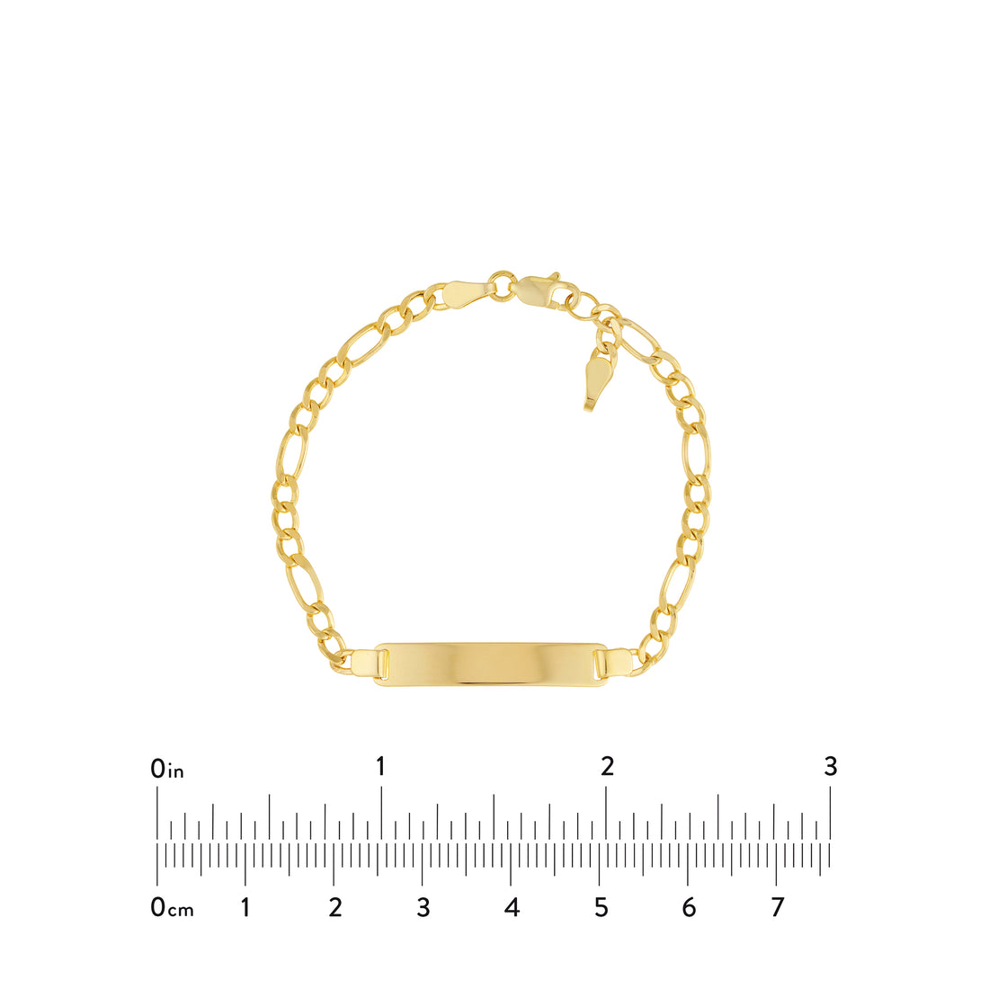 6" ID FIGARO CHAIN BRACELET | 14K YELLOW GOLD | MF015083-14Y - Brownlee Jewelers