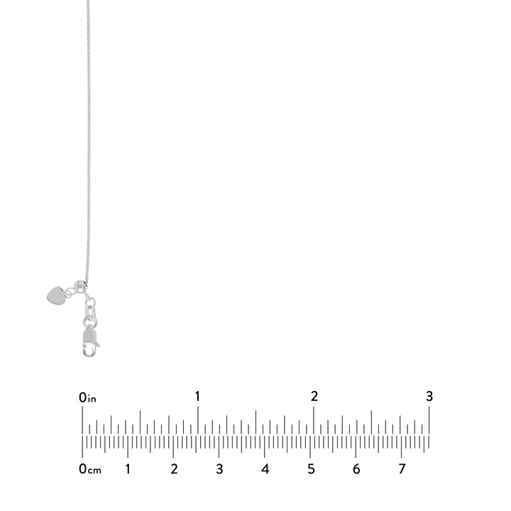 22" 0.9MM ADJUSTABLE CABLE CHAIN NECKLACE | STERLING SILVER | MF018186-92B - Brownlee Jewelers