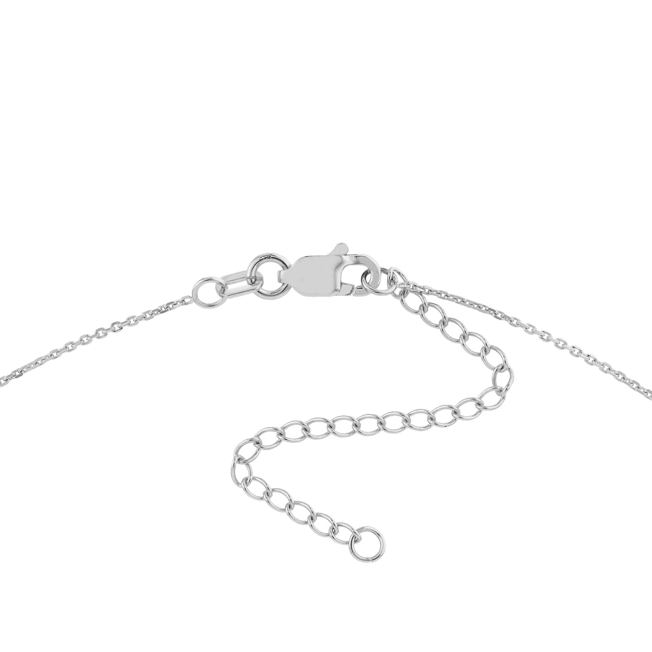 18" ADJUSTABLE CROSS NECKLACE | STERLING SILVER | MF020551-92B - Brownlee Jewelers