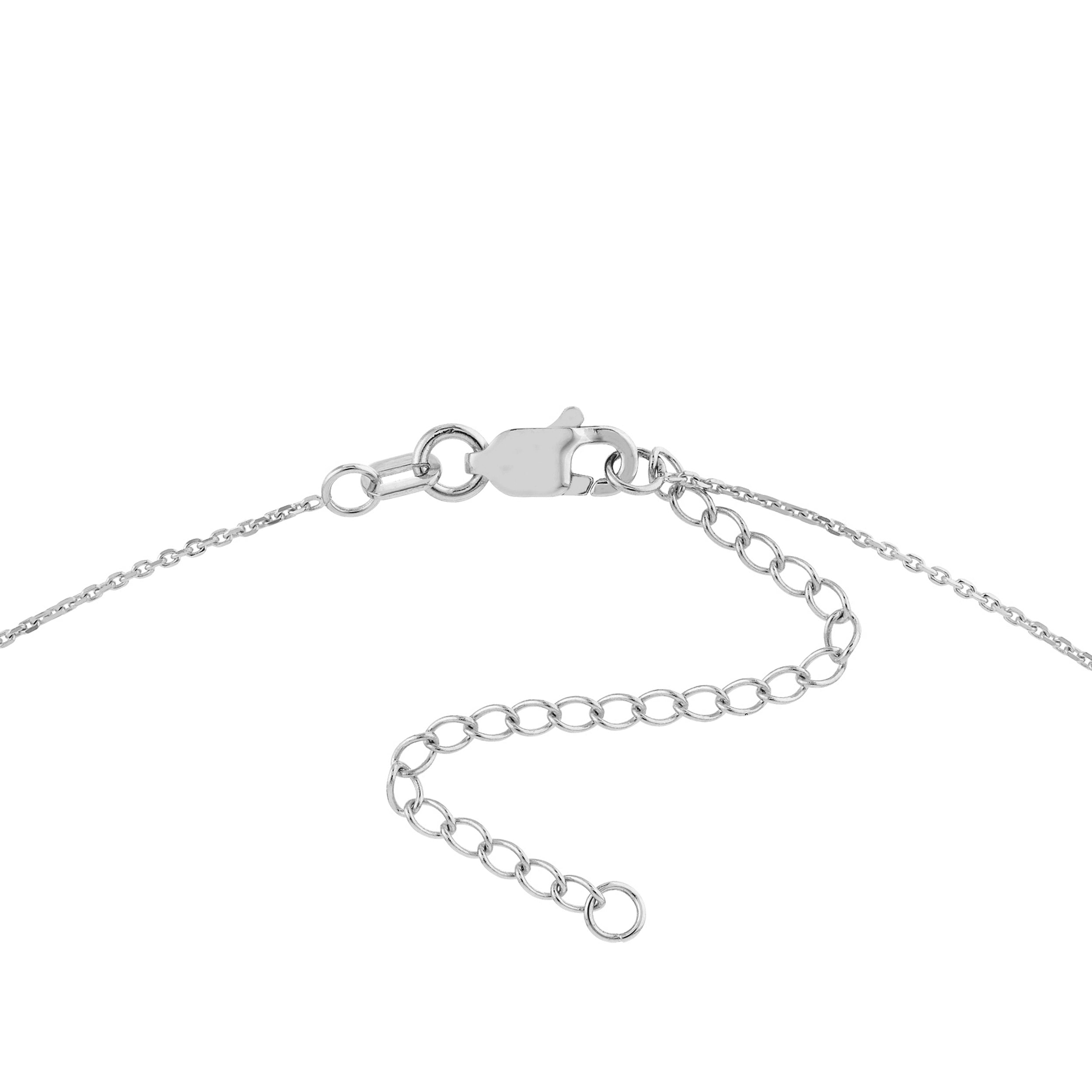 18" ADJUSTABLE THIN NECKLACE | 14K WHITE GOLD | MF023779-14B - Brownlee Jewelers