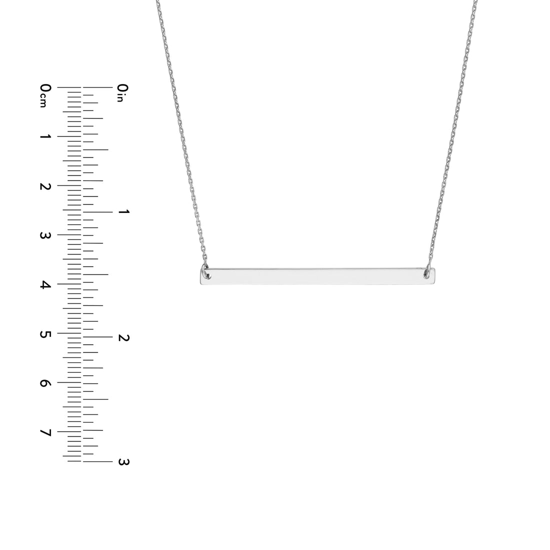 18" ADJUSTABLE THIN NECKLACE | 14K WHITE GOLD | MF023779-14B - Brownlee Jewelers