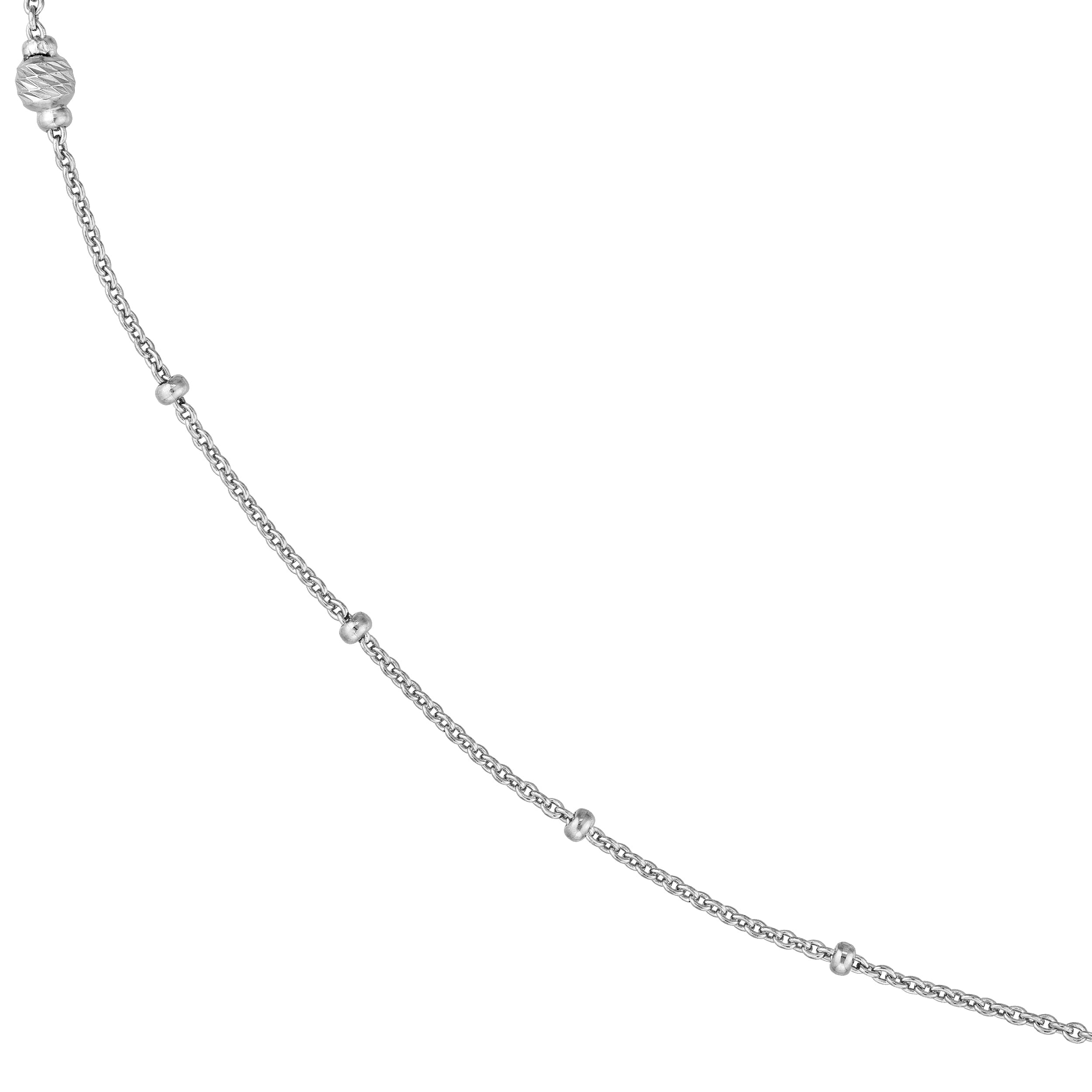 36" MULTICOLOR BEAD PENDANT NECKLACE | STERLING SILVER | MF023785-92B - Brownlee Jewelers