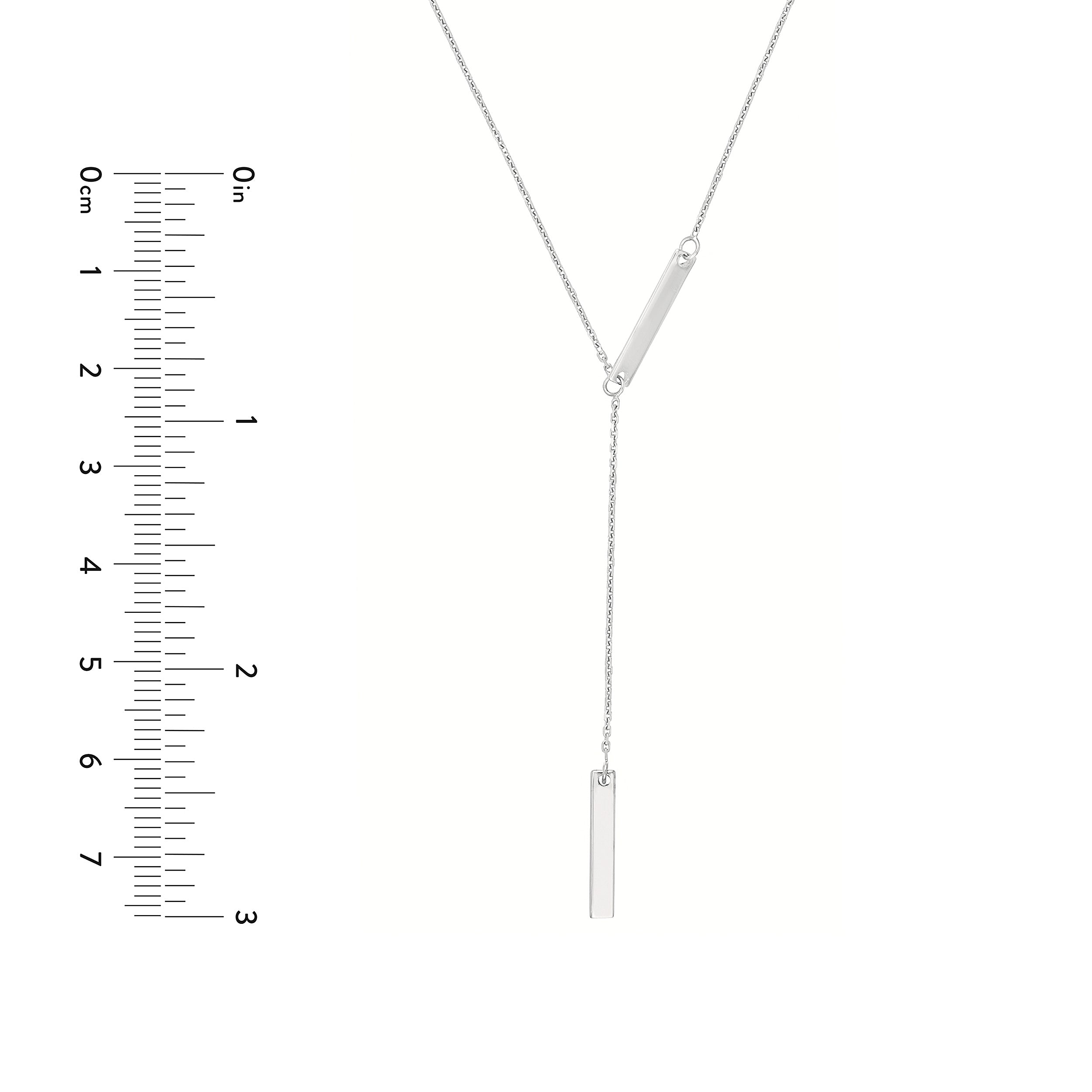 18" ADJUSTABLE DOUBLE BAR NECKLACE | STERLING SILVER | MF024026-92B - Brownlee Jewelers