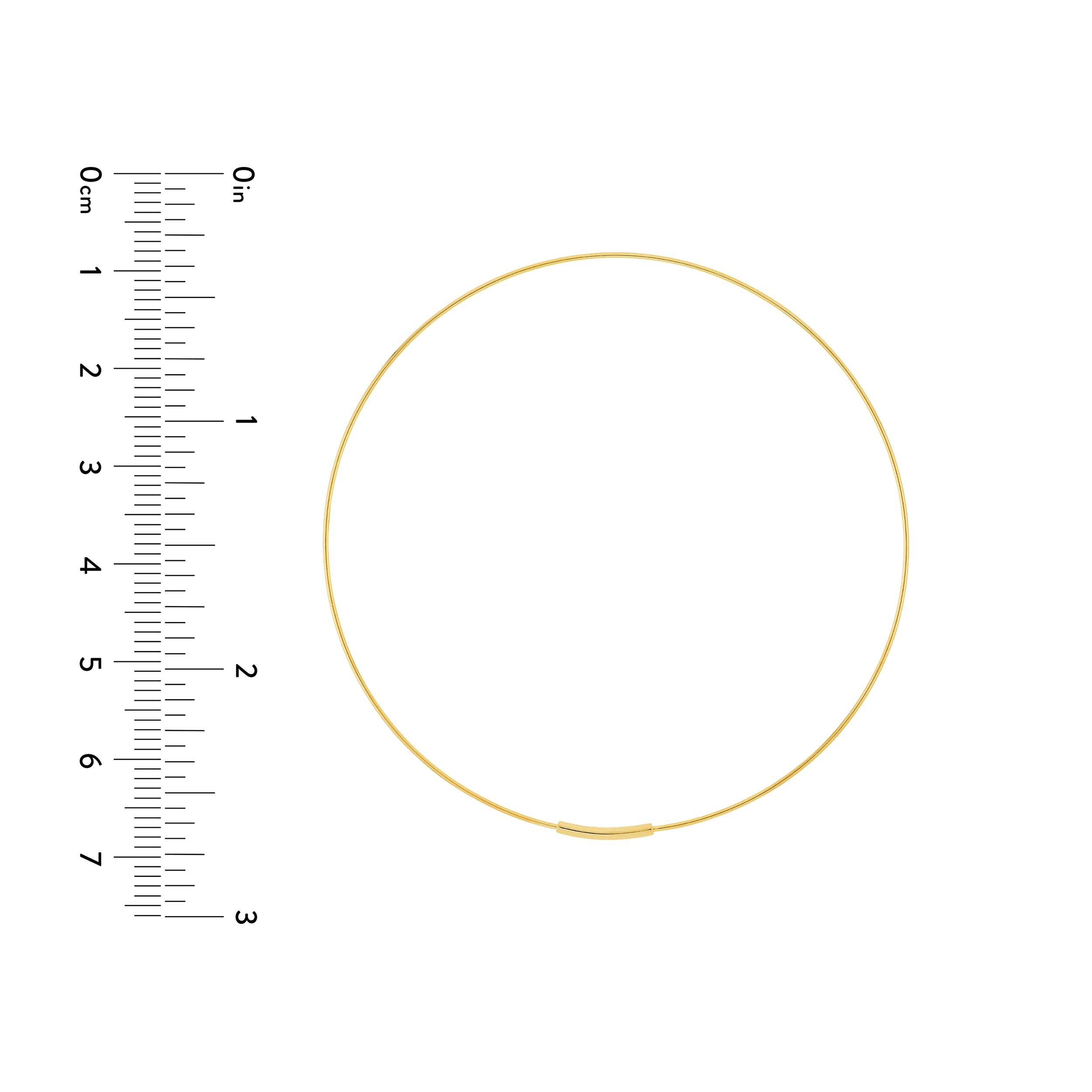 60MM HOOP EARRINGS | 14K YELLOW GOLD | MF024908-14Y - Brownlee Jewelers