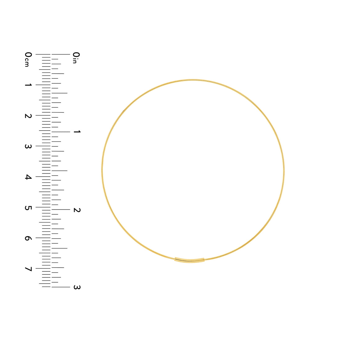 60MM HOOP EARRINGS | 14K YELLOW GOLD | MF024908-14Y - Brownlee Jewelers