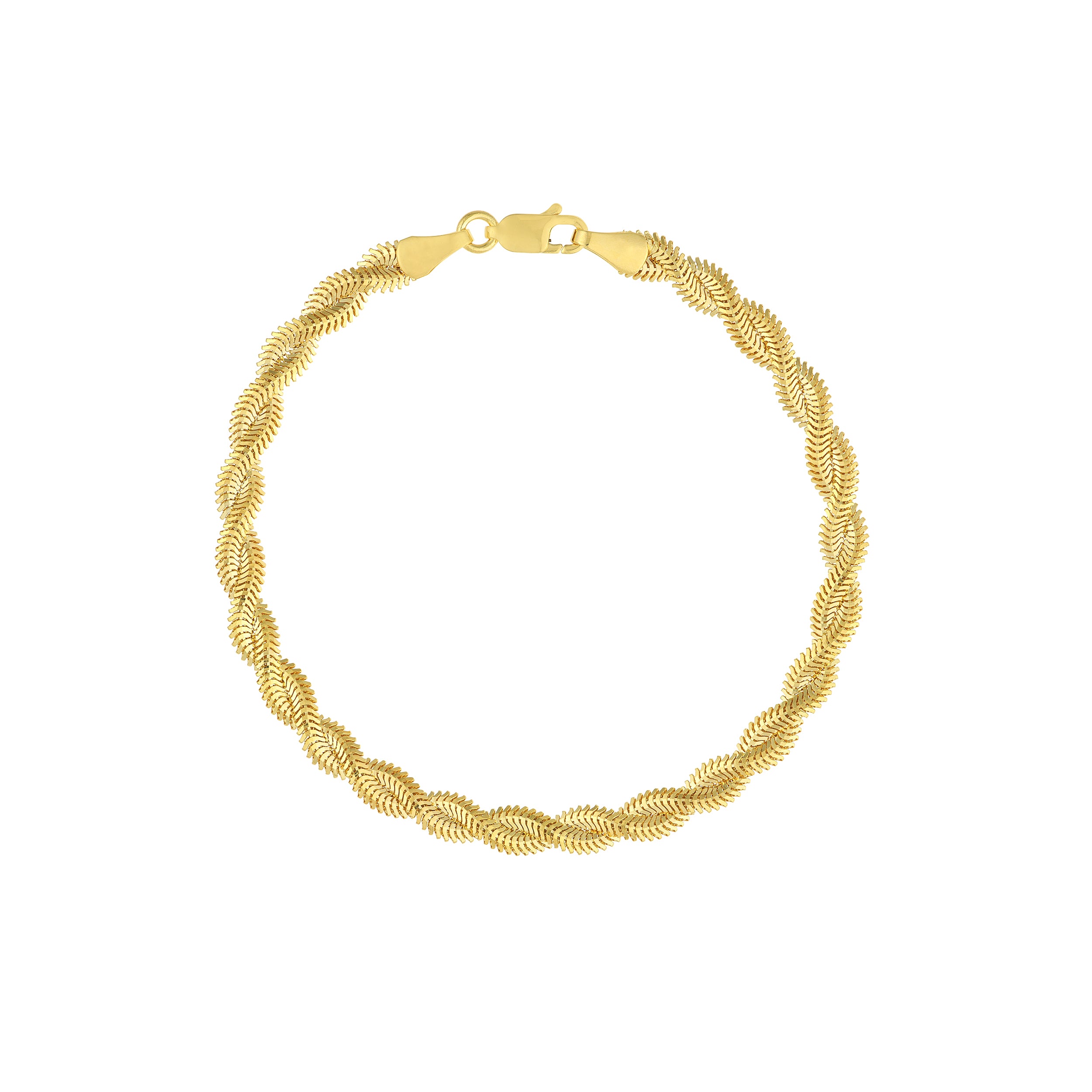 7.25" 2.6MM SNAKE CHAIN BRACELET | 14K YELLOW GOLD | MF024977-14Y - Brownlee Jewelers