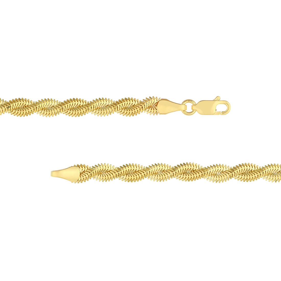 7.25" 2.6MM SNAKE CHAIN BRACELET | 14K YELLOW GOLD | MF024977-14Y - Brownlee Jewelers