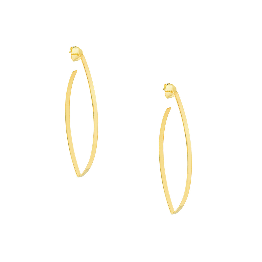 FLAT ROUND DROP DROP EARRINGS | 14K YELLOW GOLD | MF025210-14Y - Brownlee Jewelers