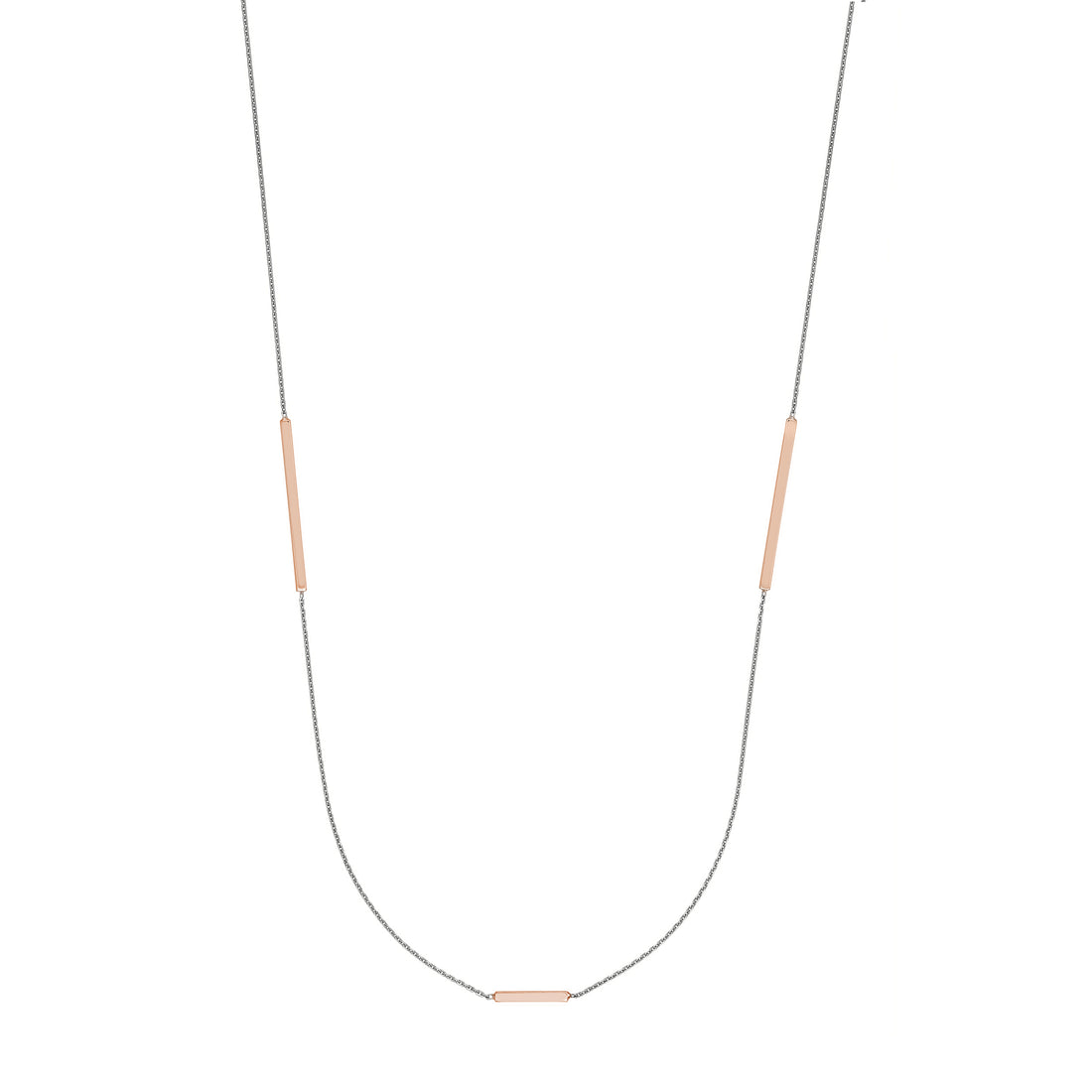 MULTICOLOR BAR PENDANT NECKLACE | STERLING SILVER | MF025442-92KB - Brownlee Jewelers