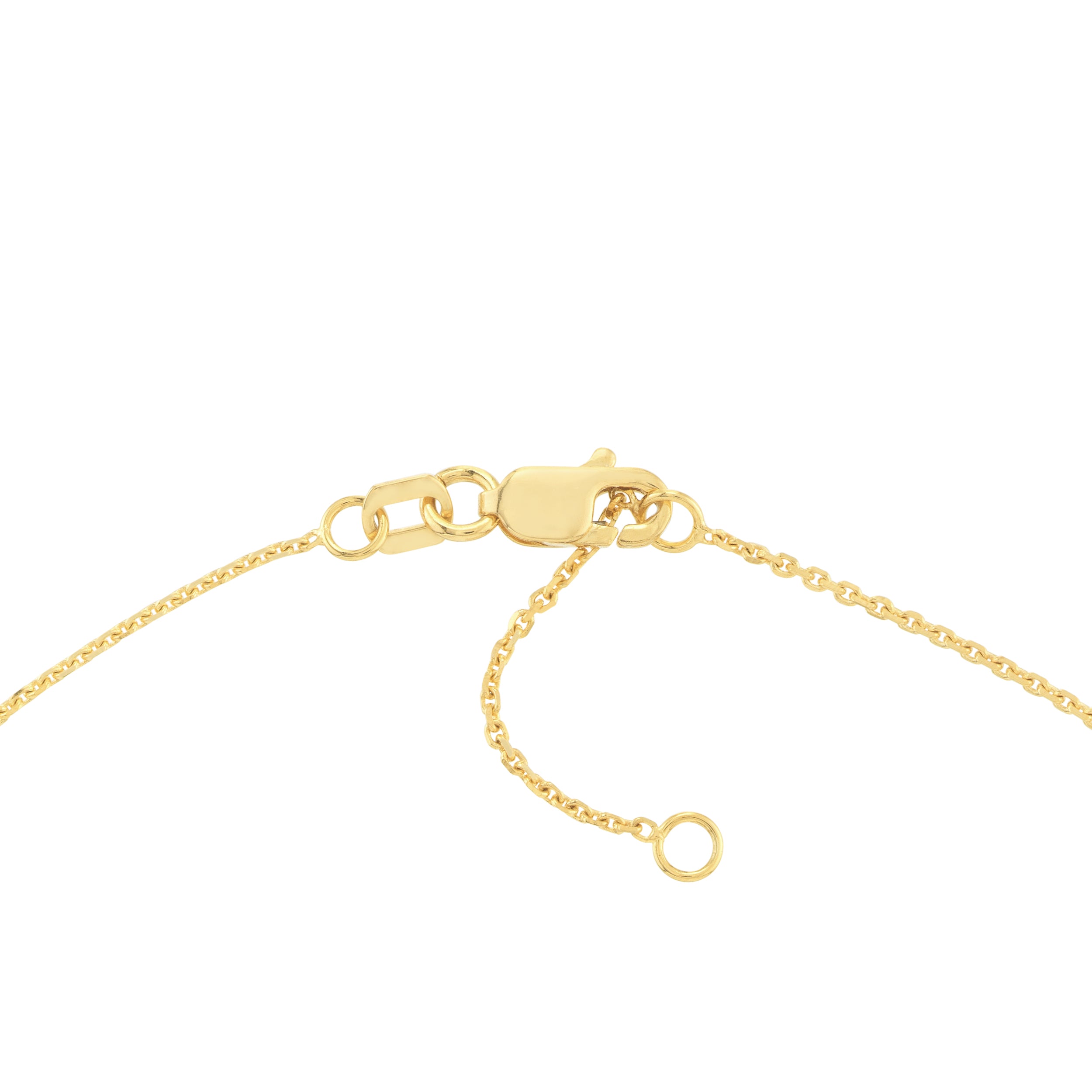 10" OPEN STAR DROP ANKLET | 14K YELLOW GOLD | MF027750-14Y - Brownlee Jewelers