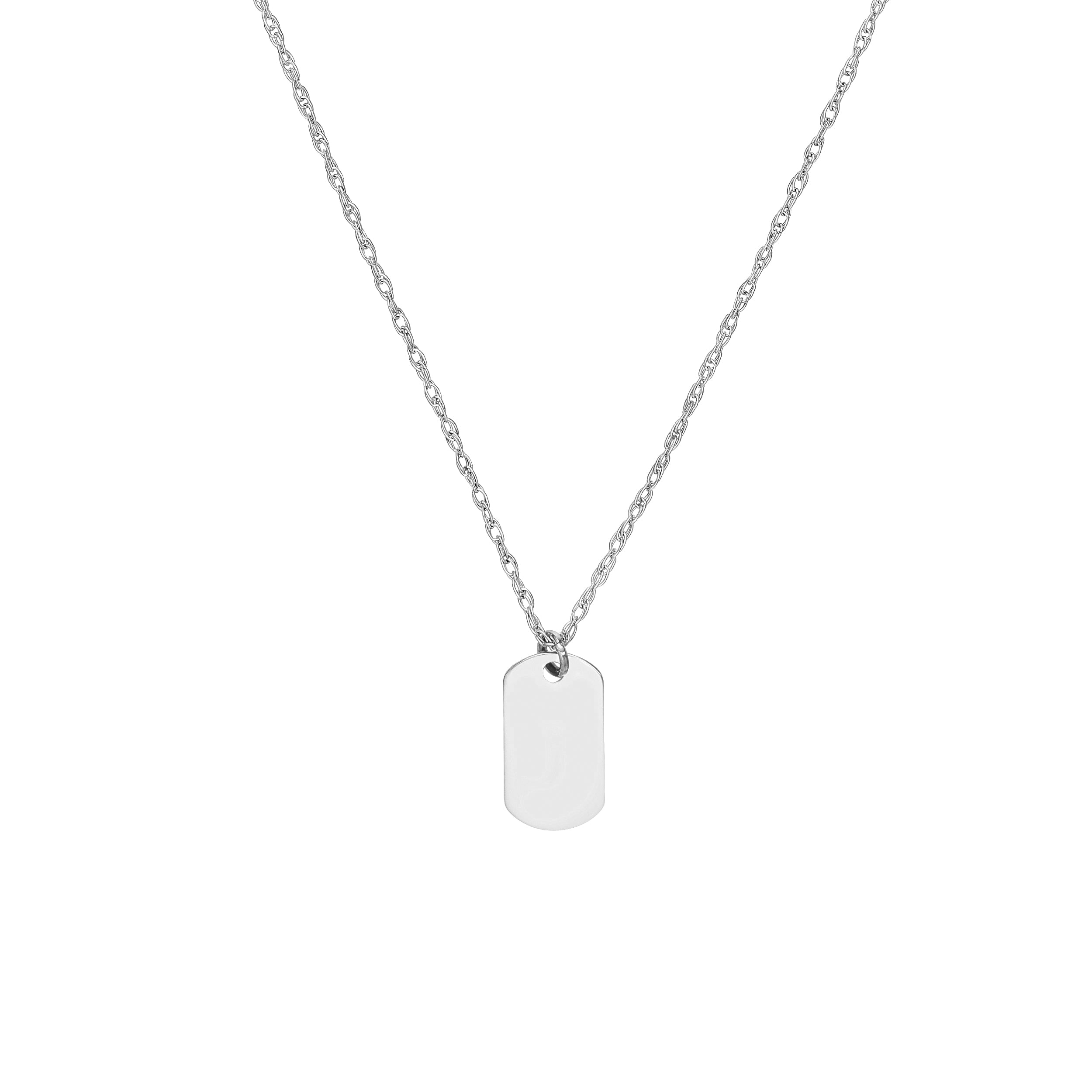 18" MINI NECKLACE | 14K WHITE GOLD | MF029727-14B - Brownlee Jewelers