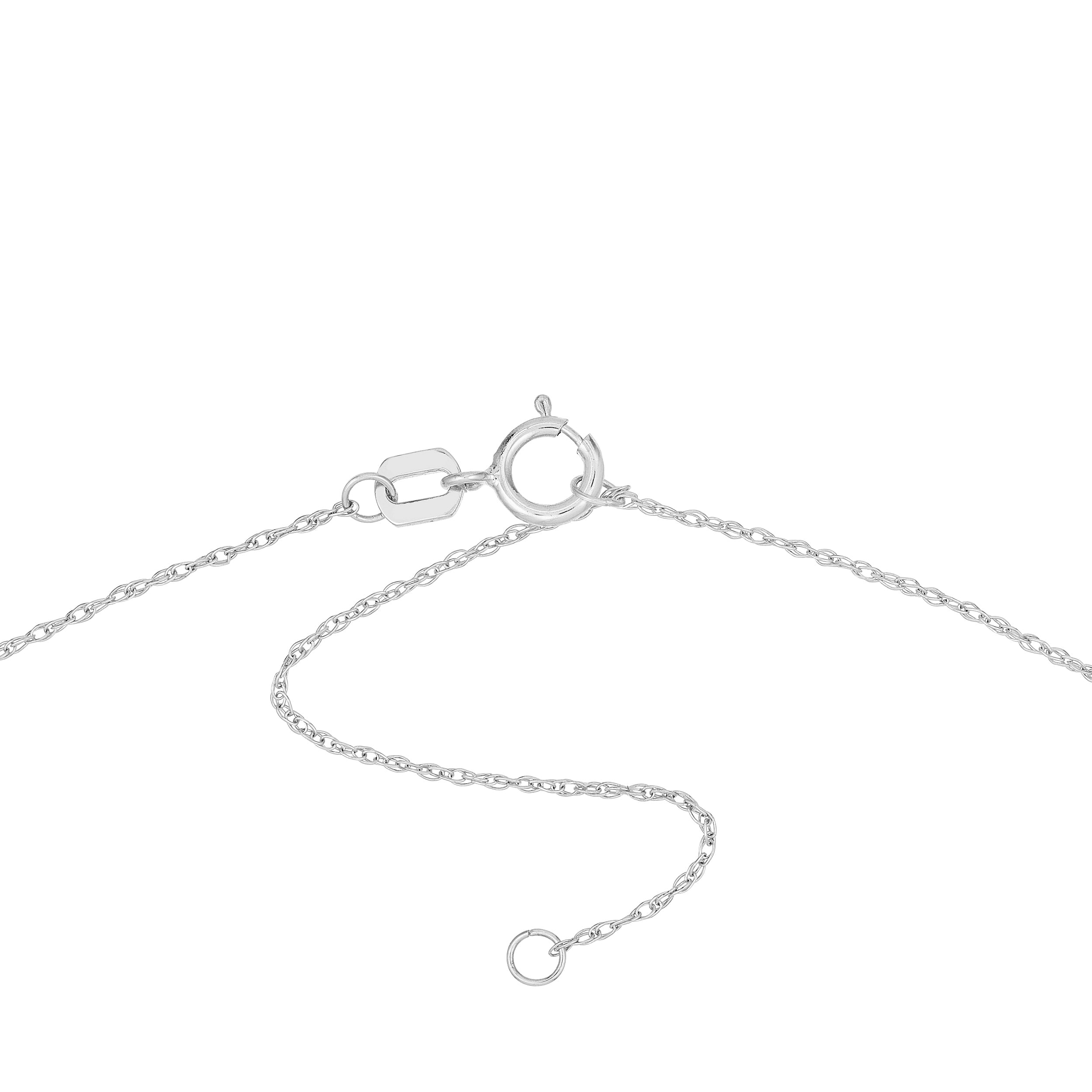 18" MINI NECKLACE | 14K WHITE GOLD | MF029727-14B - Brownlee Jewelers