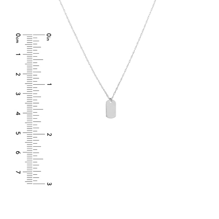 18" MINI NECKLACE | 14K WHITE GOLD | MF029727-14B - Brownlee Jewelers