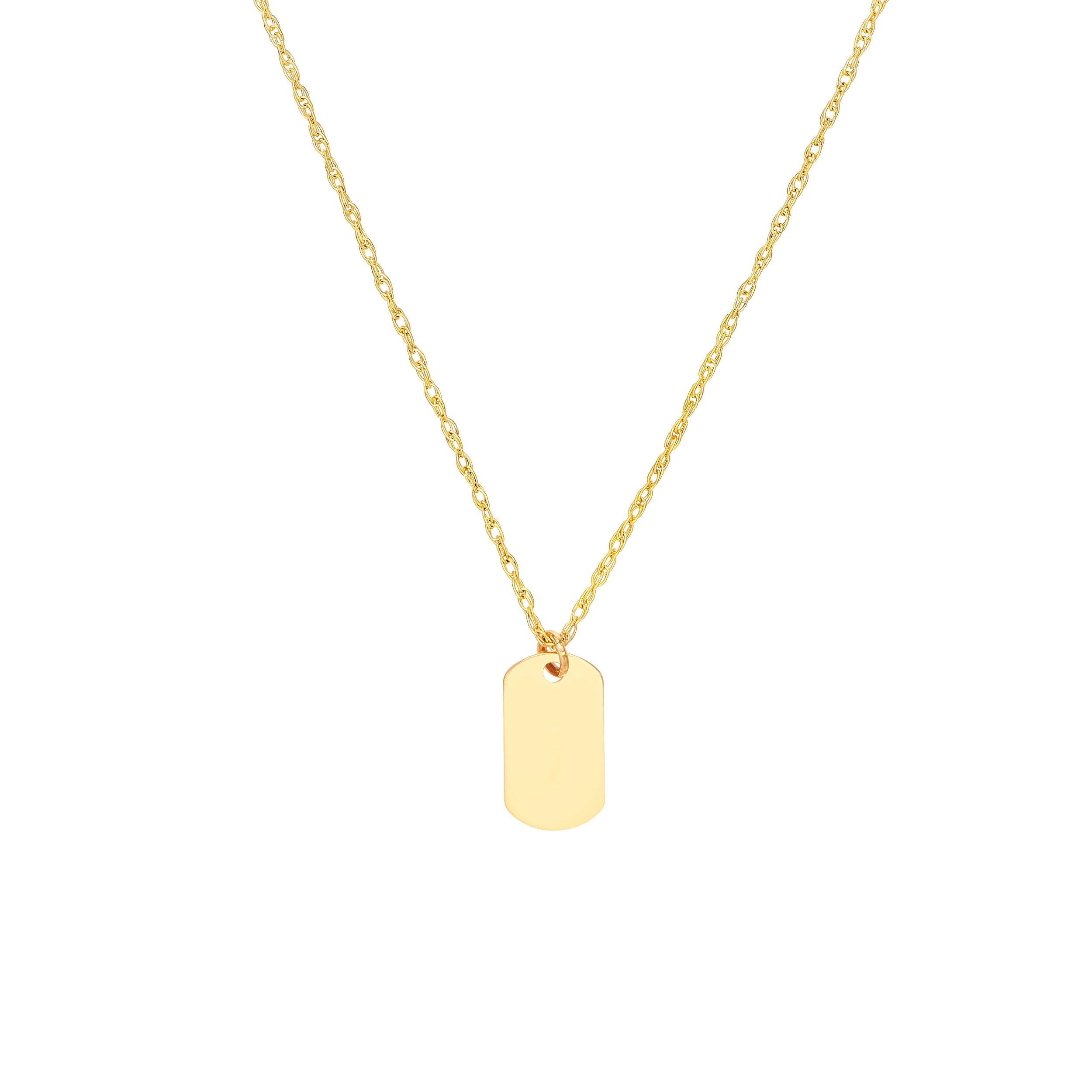 18" MINI NECKLACE | 14K YELLOW GOLD | MF029727-14Y - Brownlee Jewelers