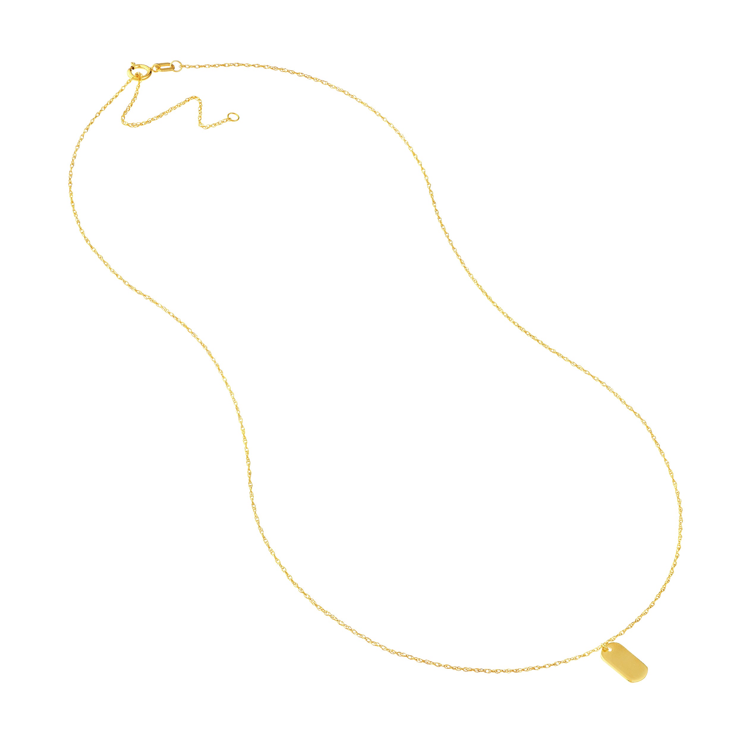 18" MINI NECKLACE | 14K YELLOW GOLD | MF029727-14Y - Brownlee Jewelers