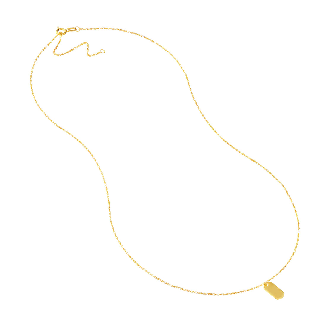 18" MINI NECKLACE | 14K YELLOW GOLD | MF029727-14Y - Brownlee Jewelers