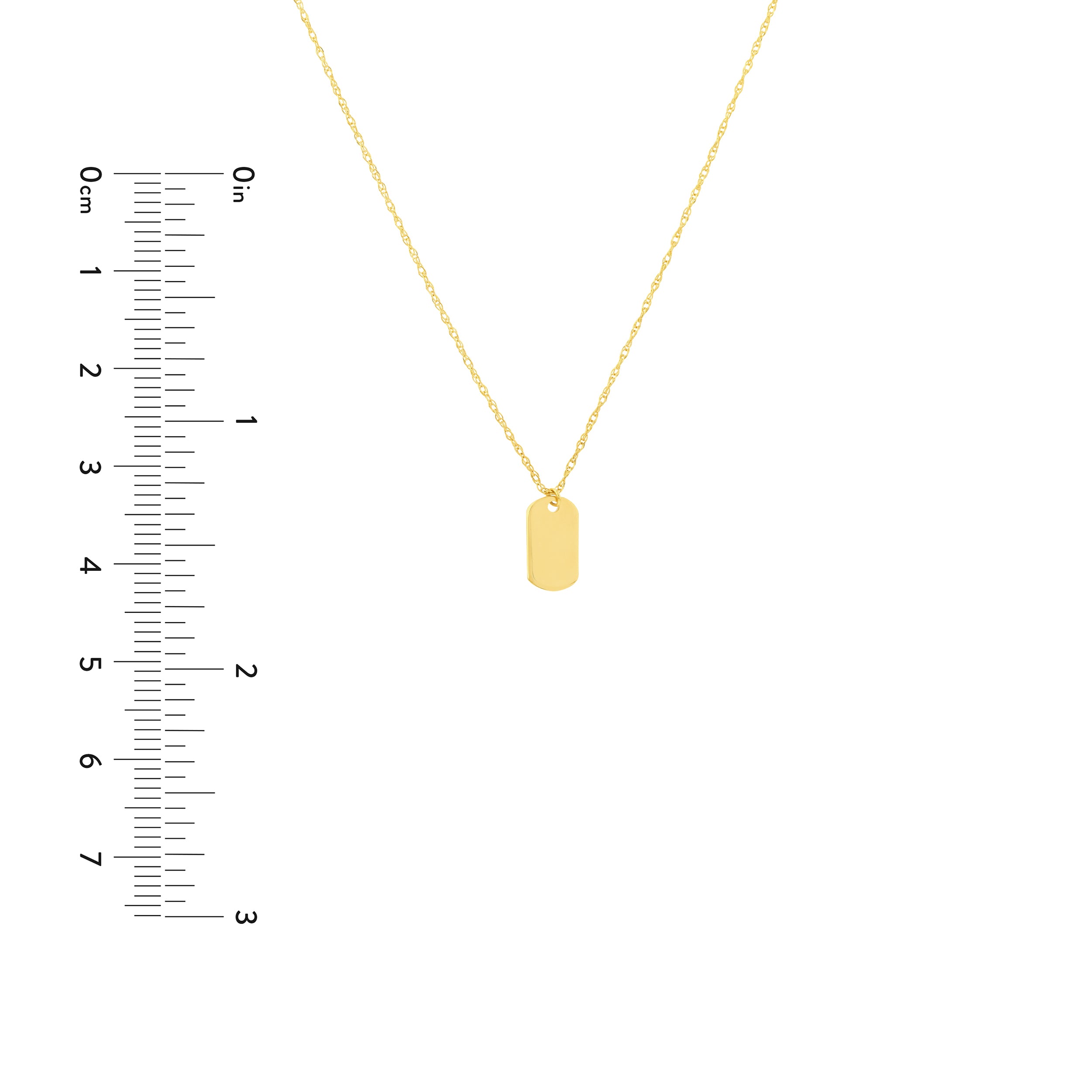 18" MINI NECKLACE | 14K YELLOW GOLD | MF029727-14Y - Brownlee Jewelers