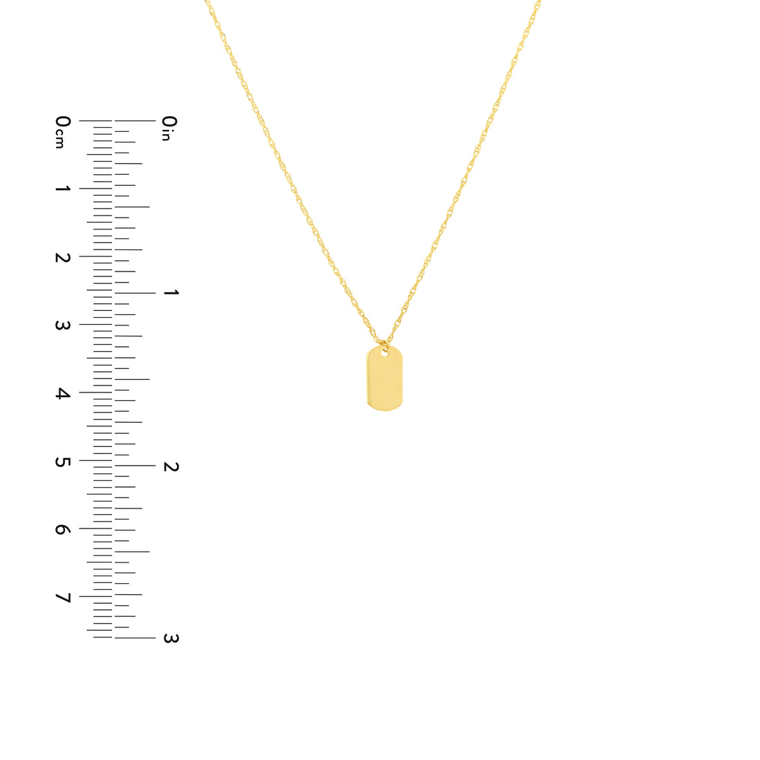 18" MINI NECKLACE | 14K YELLOW GOLD | MF029727-14Y - Brownlee Jewelers