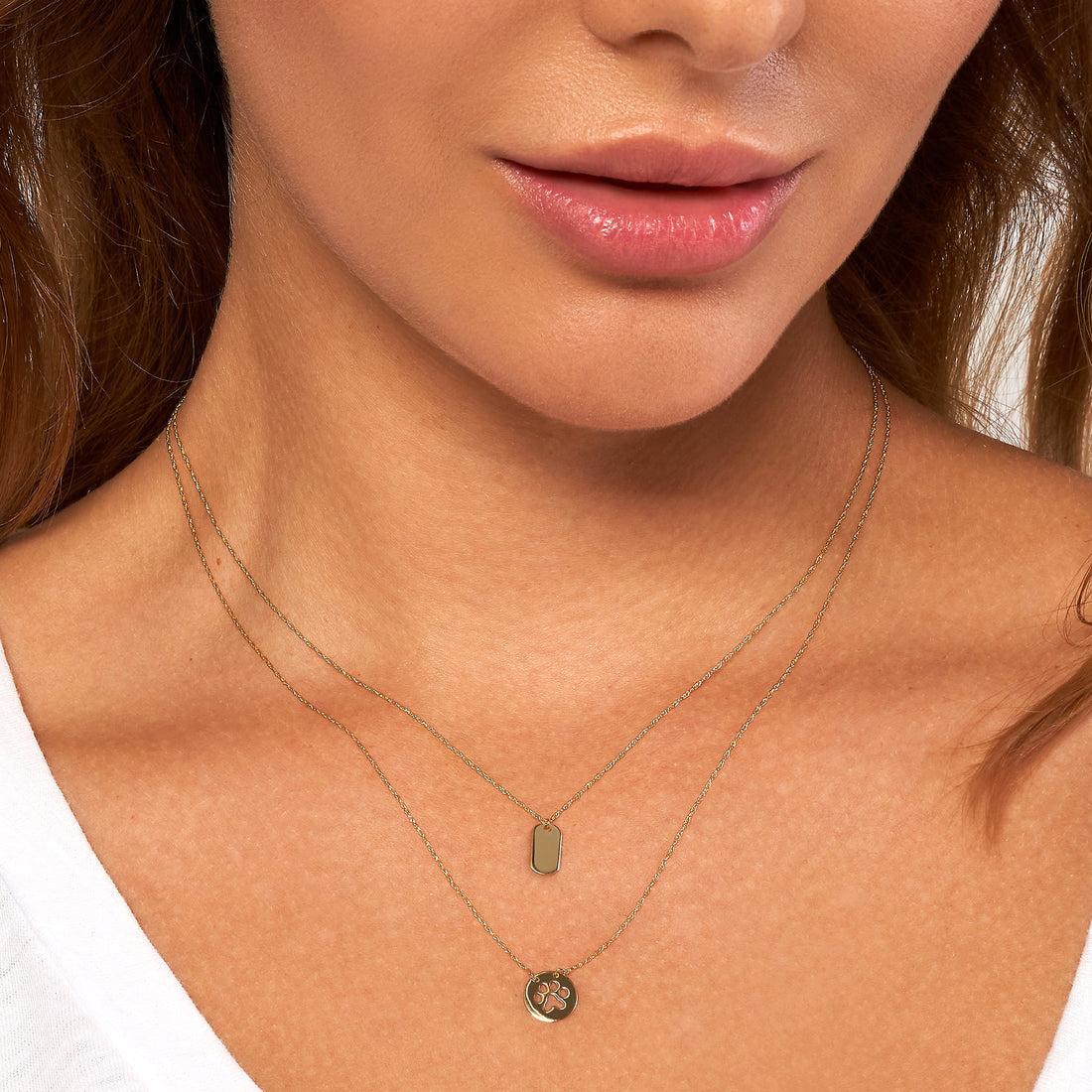 18" MINI NECKLACE | 14K YELLOW GOLD | MF029727-14Y - Brownlee Jewelers