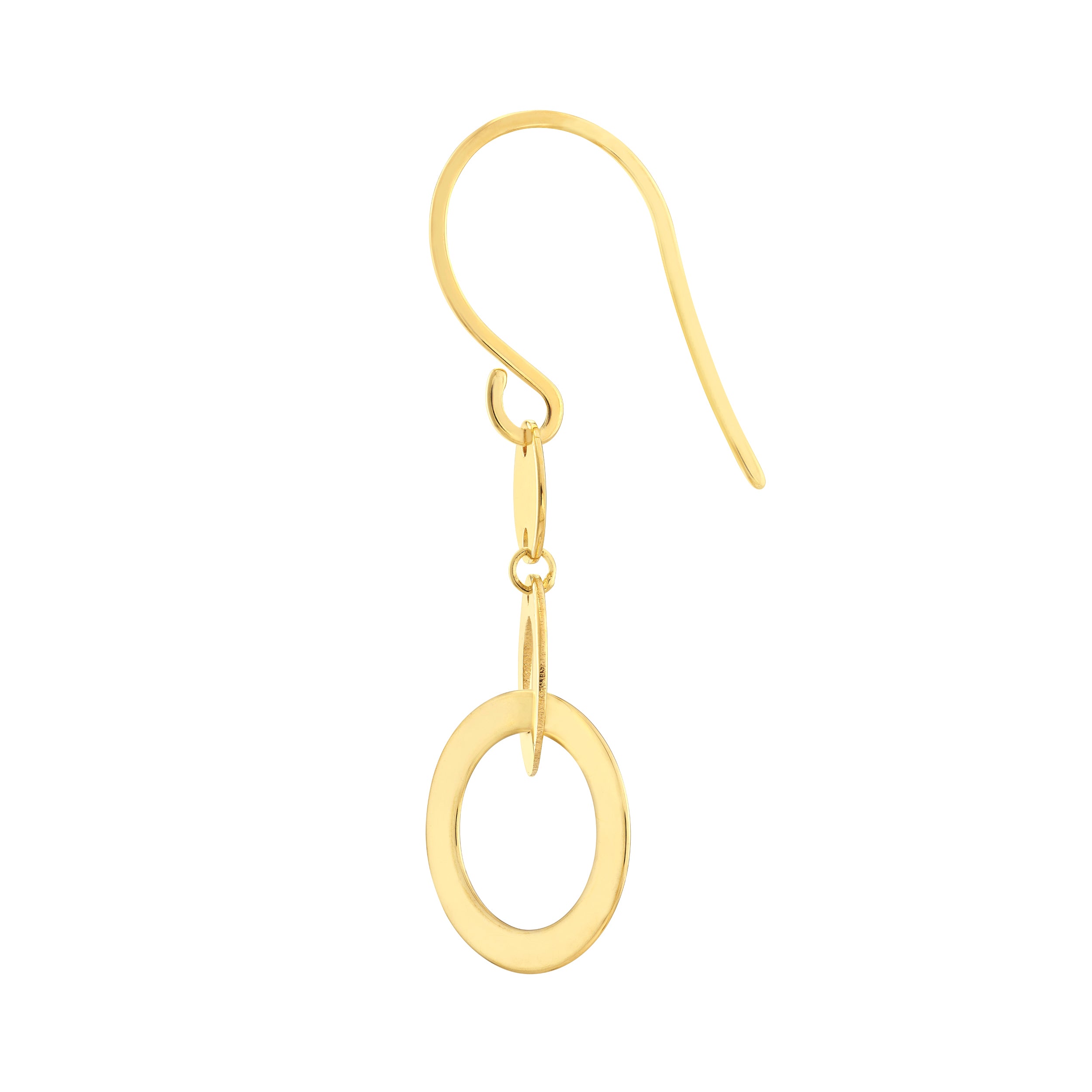 DOUBLE CIRCLE EARRINGS | 14K YELLOW GOLD | MF030836-14Y - Brownlee Jewelers