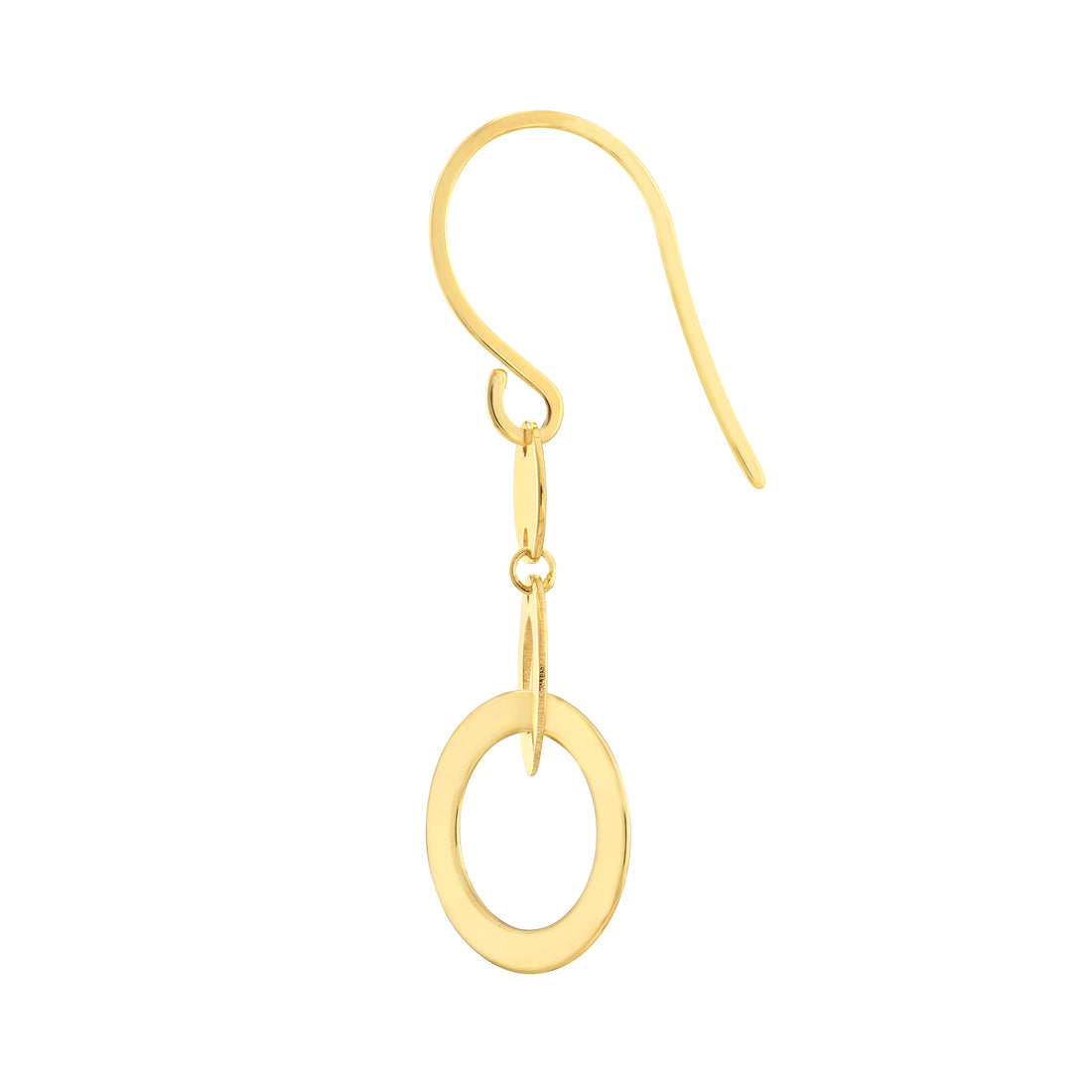 DOUBLE CIRCLE EARRINGS | 14K YELLOW GOLD | MF030836-14Y - Brownlee Jewelers