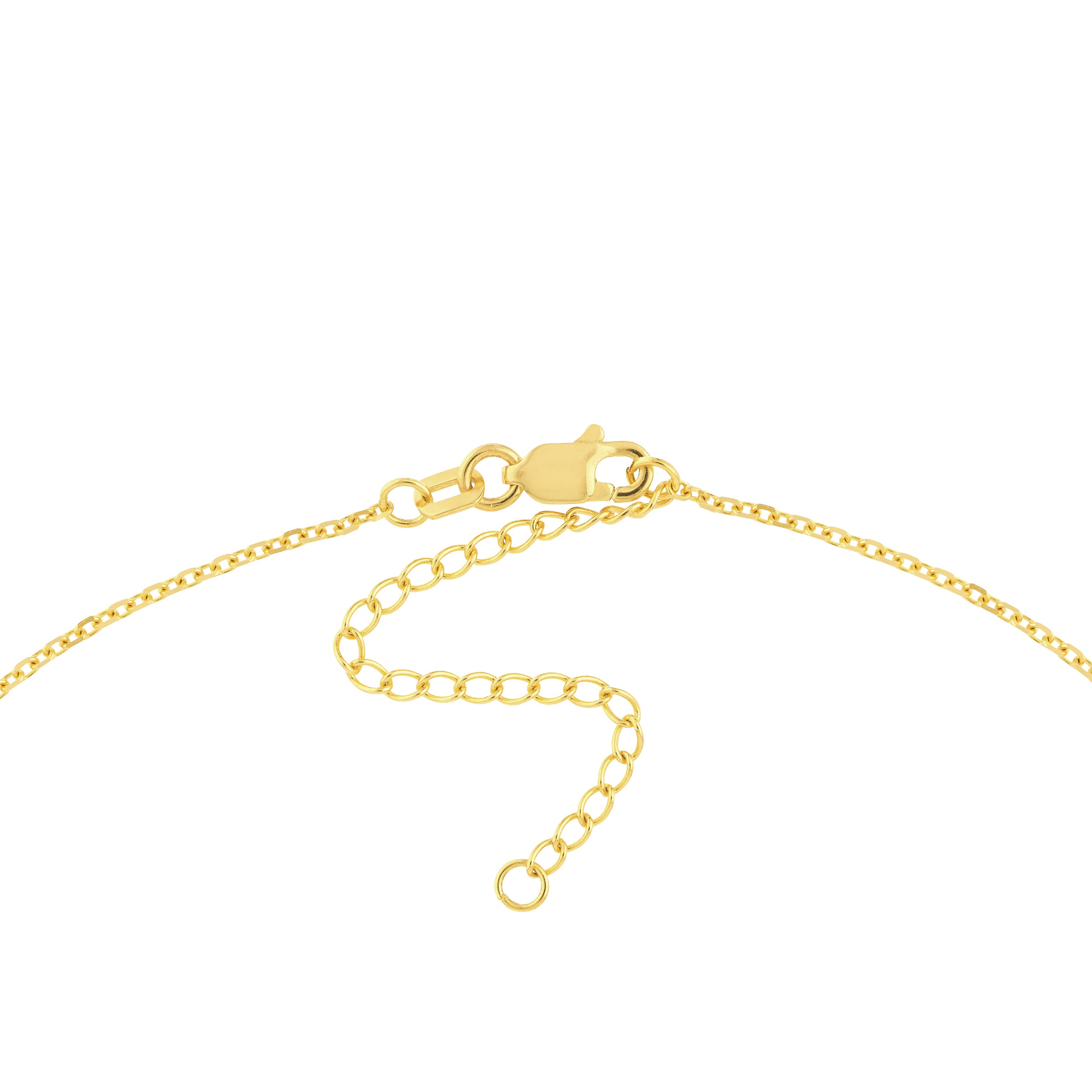 18" STAR MOON PENDANT NECKLACE | 14K YELLOW GOLD | MF031788-14Y - Brownlee Jewelers