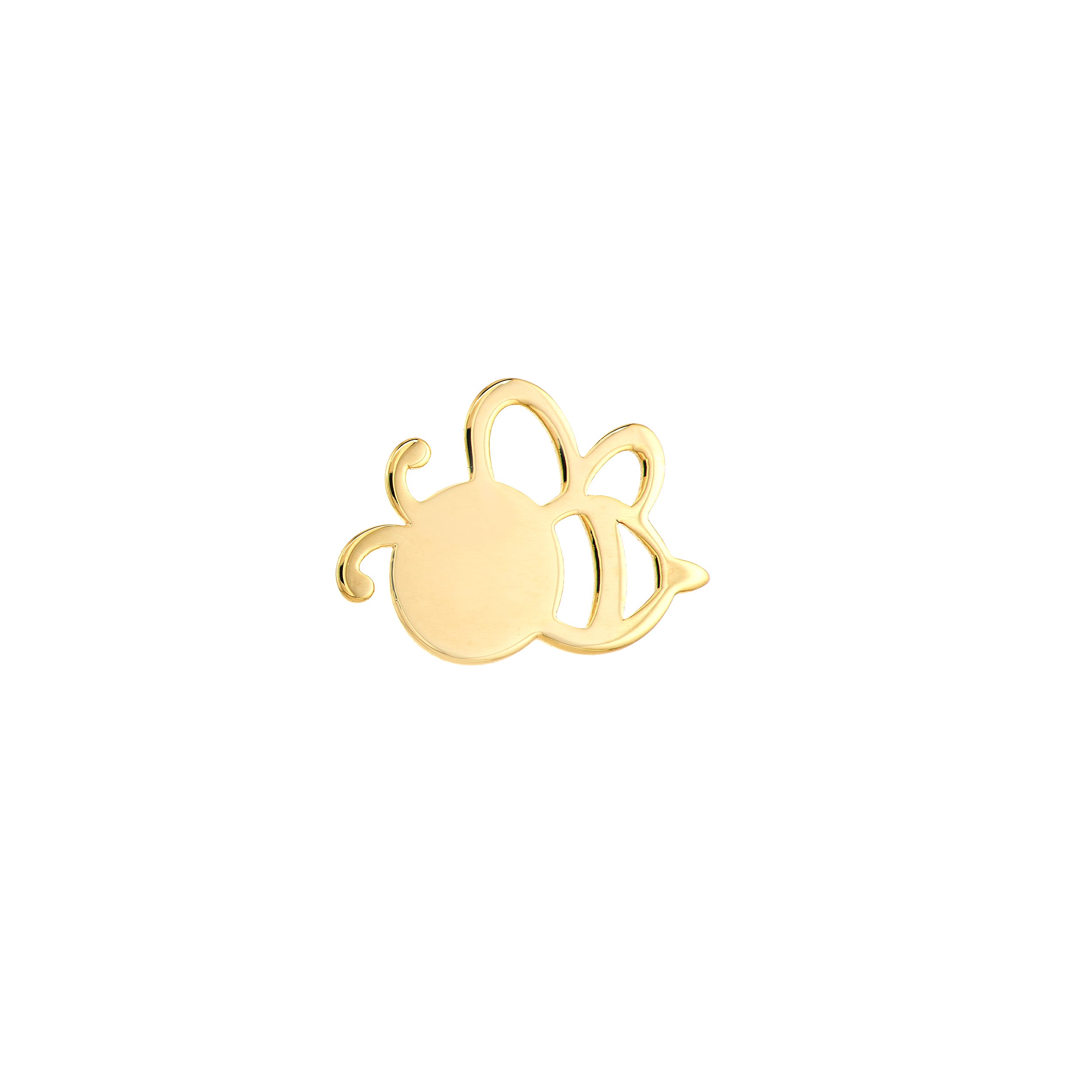 BEE STUD EARRINGS | 14K YELLOW GOLD | MF032924-14Y - Brownlee Jewelers