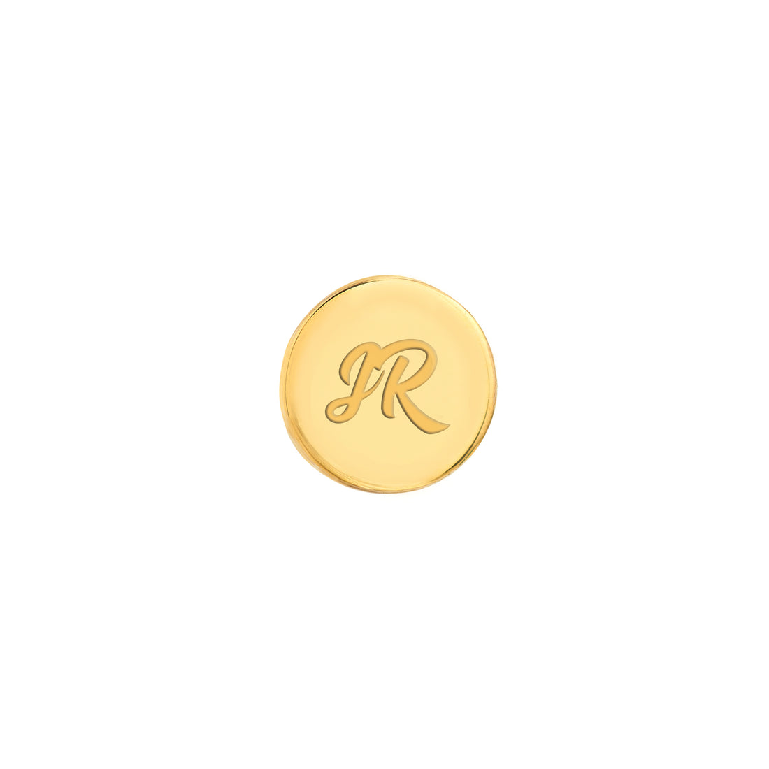 ROUND DISC STUD EARRINGS | 14K YELLOW GOLD | MF033182-14Y - Brownlee Jewelers