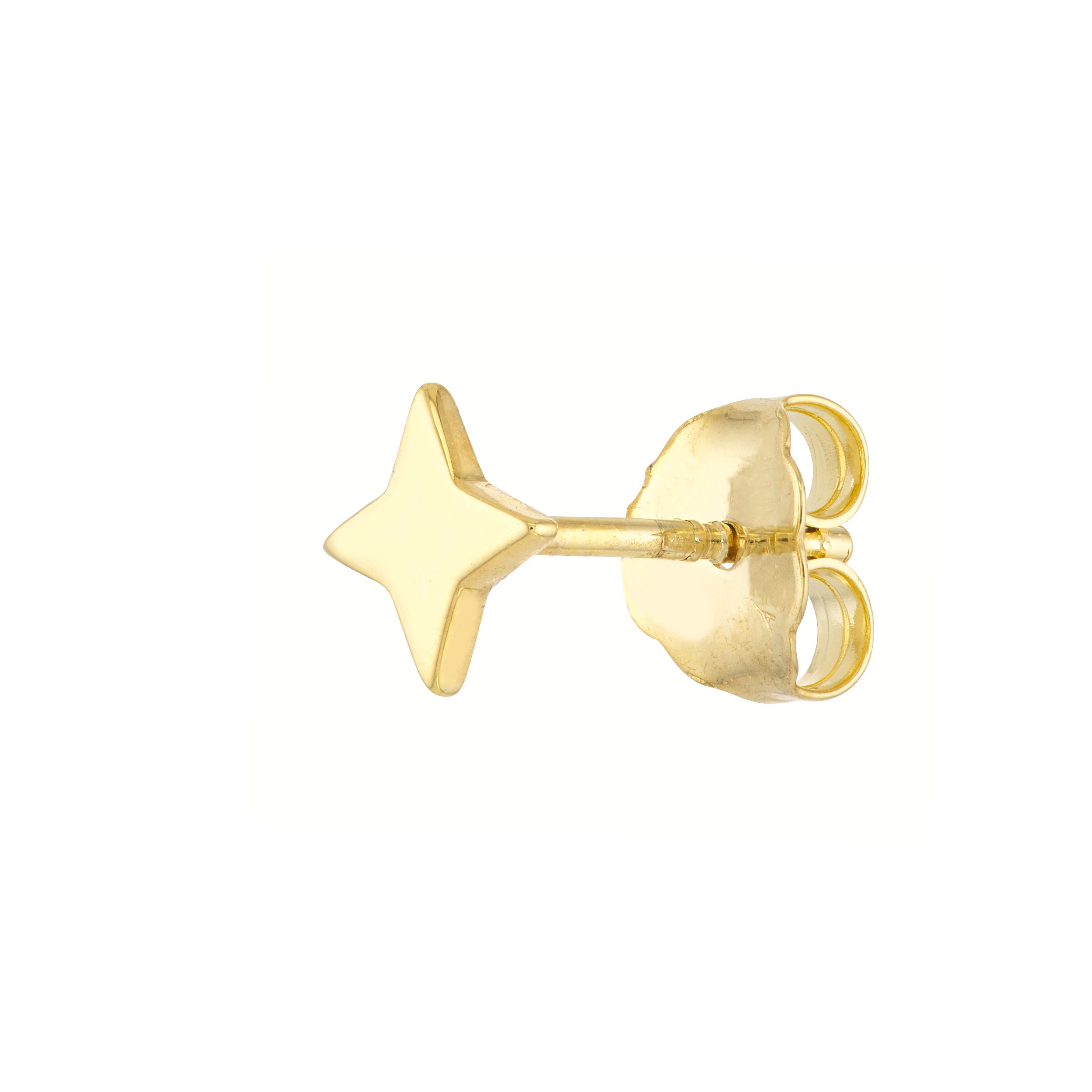 STAR STUD EARRINGS | 14K YELLOW GOLD | MF033433-14Y - Brownlee Jewelers