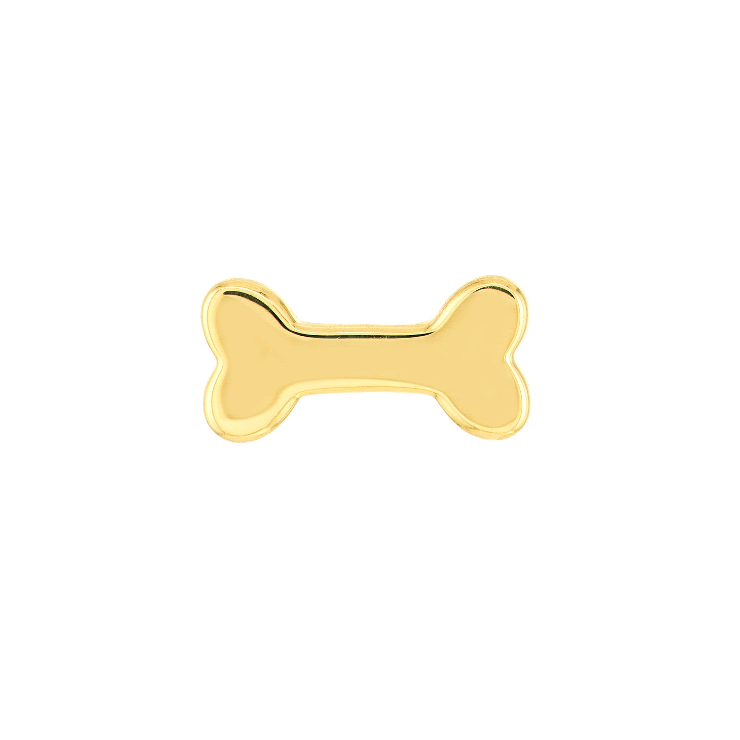 DOG BONE STUD EARRINGS | 14K YELLOW GOLD | MF033443-14Y - Brownlee Jewelers