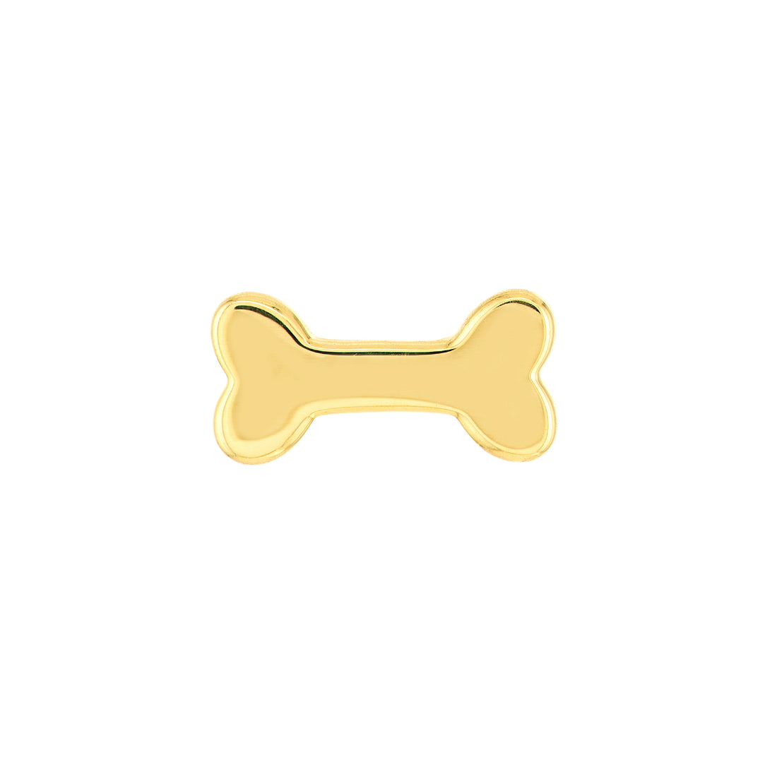 DOG BONE STUD EARRINGS | 14K YELLOW GOLD | MF033443-14Y - Brownlee Jewelers