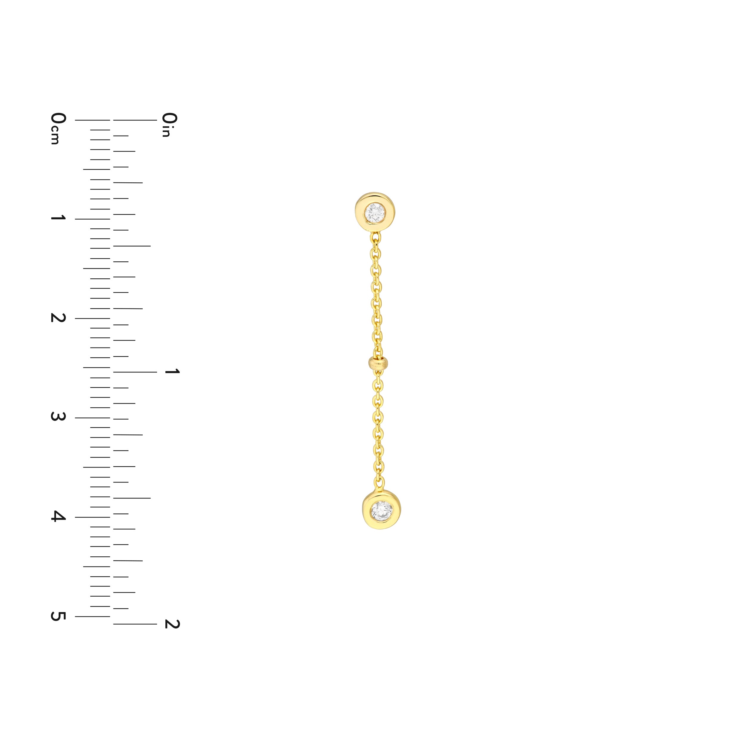 ROUND DROP DIAMOND DROP EARRINGS | 14K YELLOW GOLD | MF033559-14Y - Brownlee Jewelers