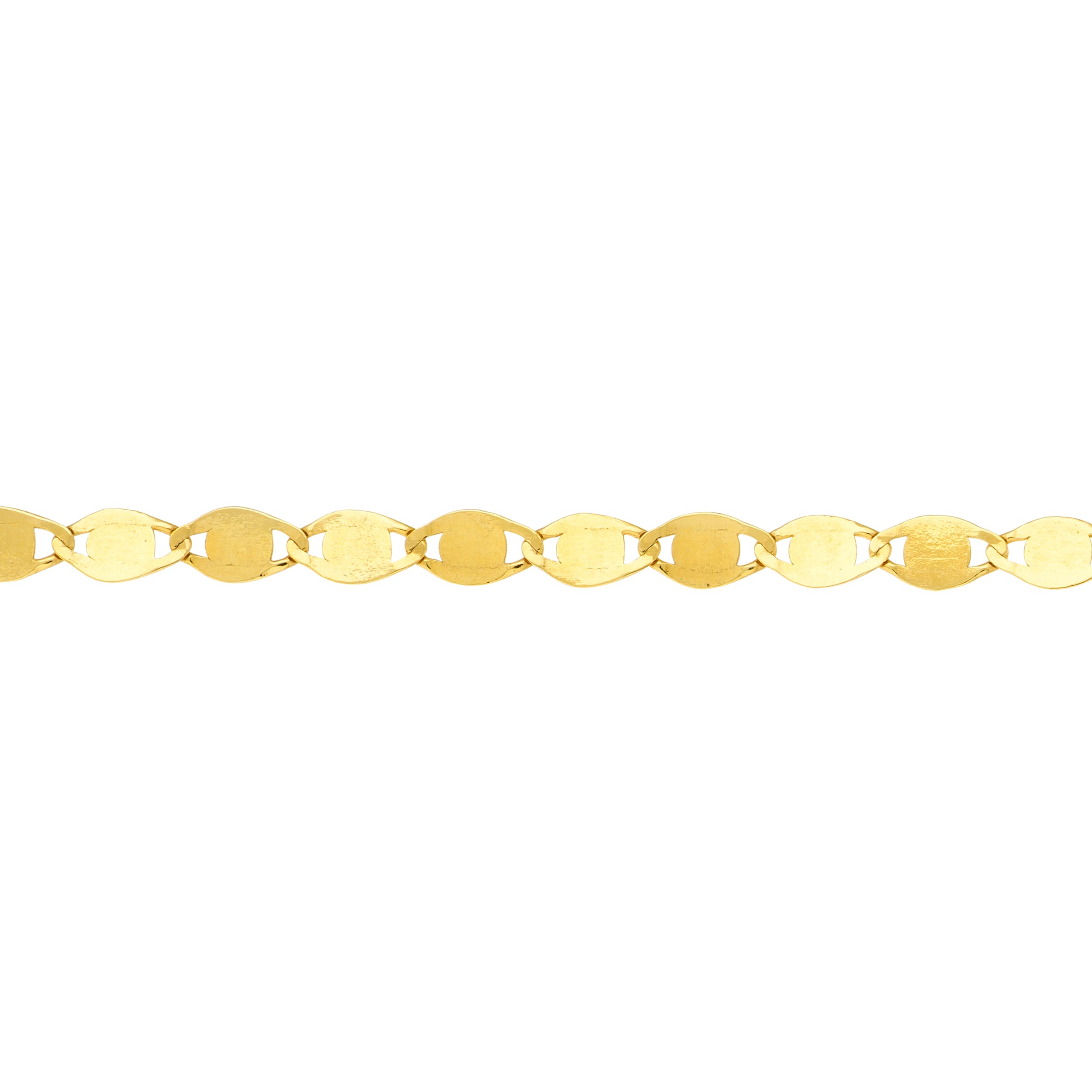 10" 2.7MM ADJUSTABLE VALENTINO CHAIN ANKLET | 14K YELLOW GOLD | MF033631-14Y - Brownlee Jewelers