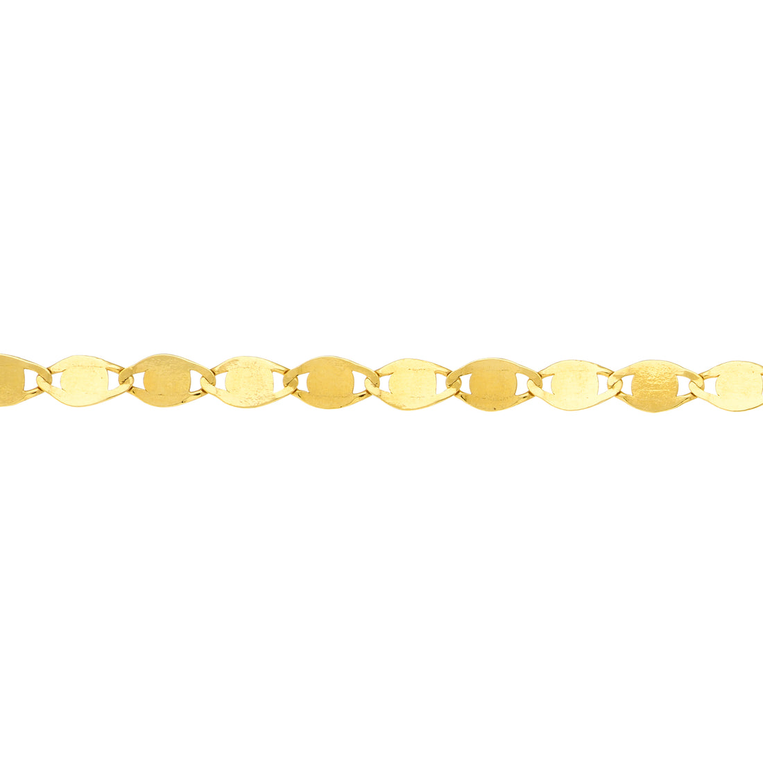 10" 2.7MM ADJUSTABLE VALENTINO CHAIN ANKLET | 14K YELLOW GOLD | MF033631-14Y - Brownlee Jewelers