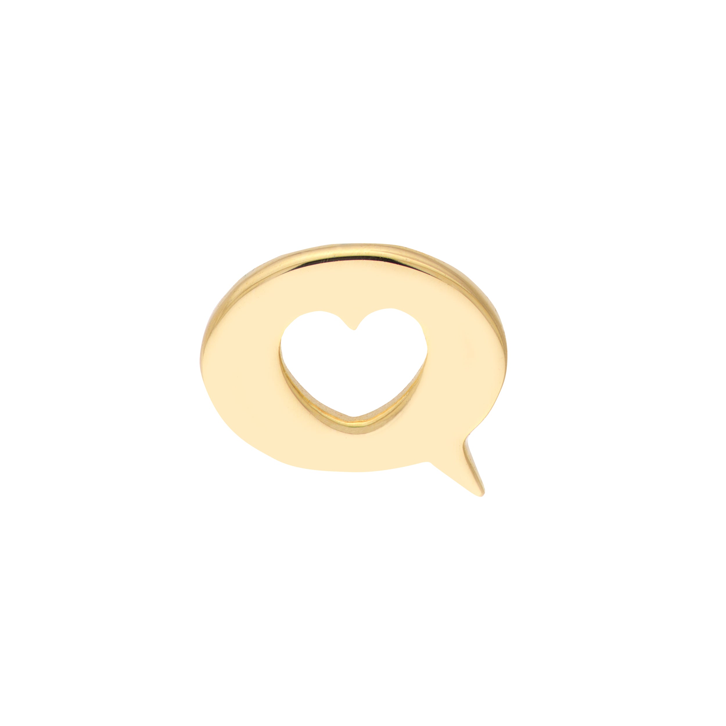 HEART STUD EARRINGS | 14K YELLOW GOLD | MF033750-14Y - Brownlee Jewelers