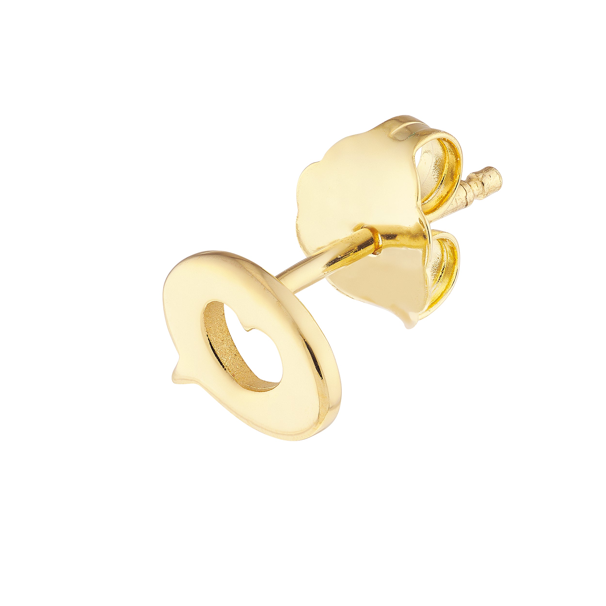 HEART STUD EARRINGS | 14K YELLOW GOLD | MF033750-14Y - Brownlee Jewelers