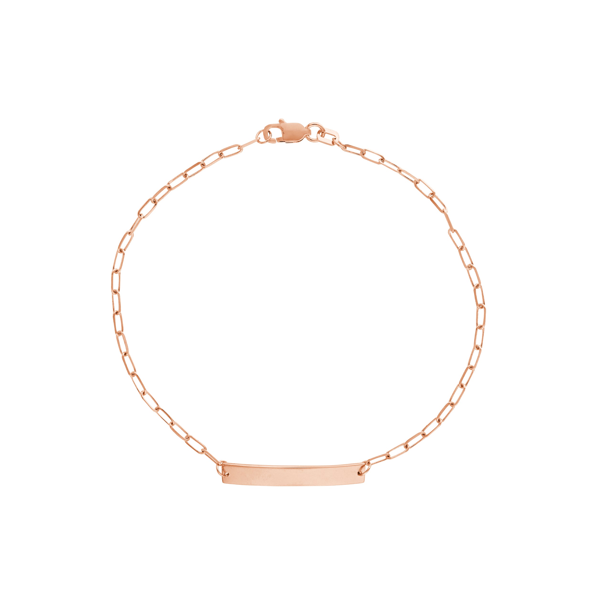 6" ID BRACELET | 14K ROSE GOLD | MF034914-14K - Brownlee Jewelers