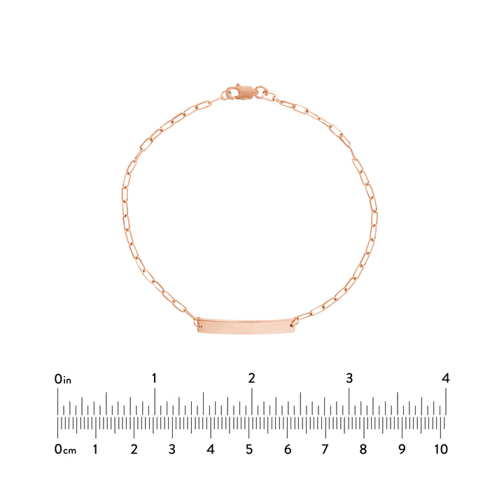 6" ID BRACELET | 14K ROSE GOLD | MF034914-14K - Brownlee Jewelers