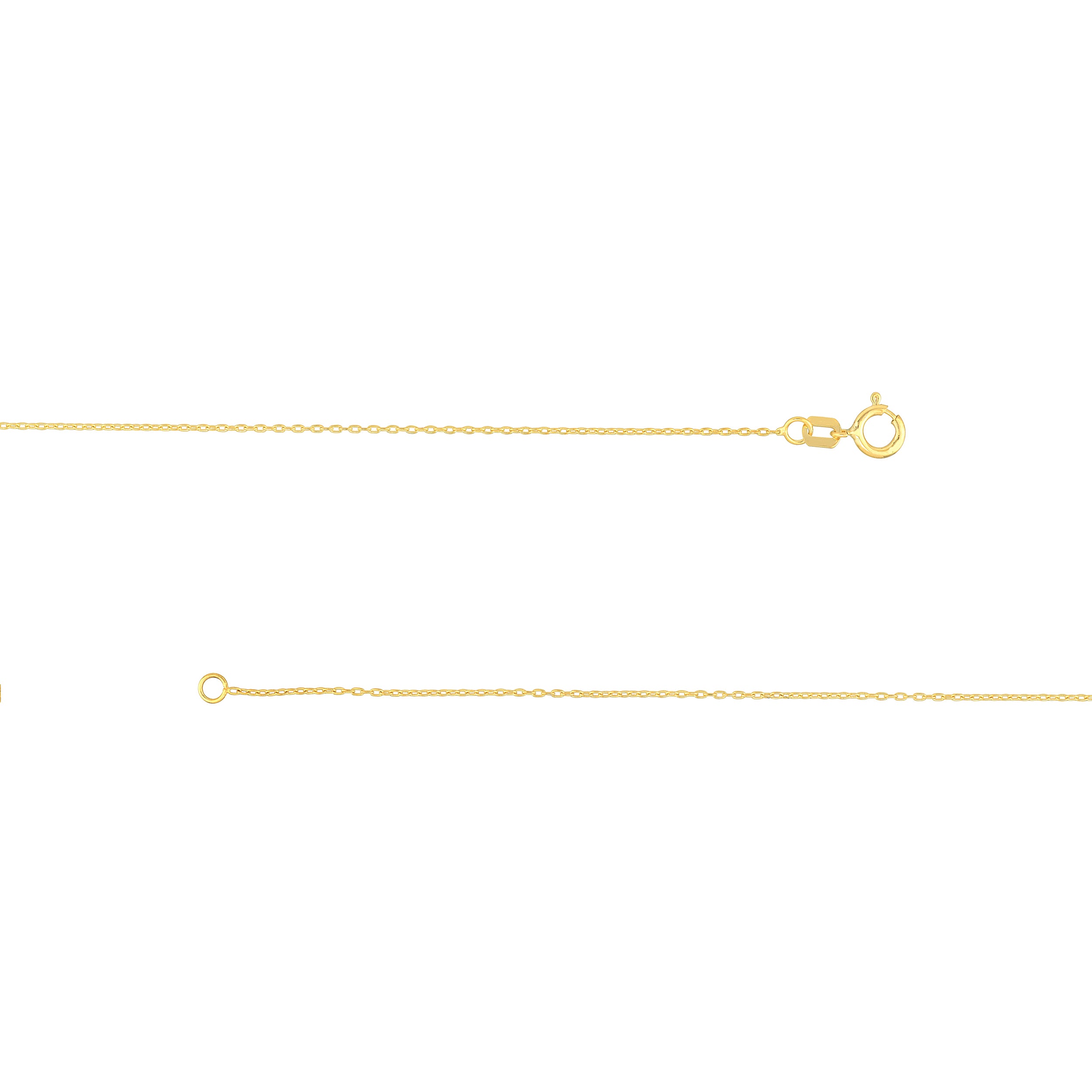 18" MOON DROP NECKLACE | 14K YELLOW GOLD | MF034966-14Y - Brownlee Jewelers