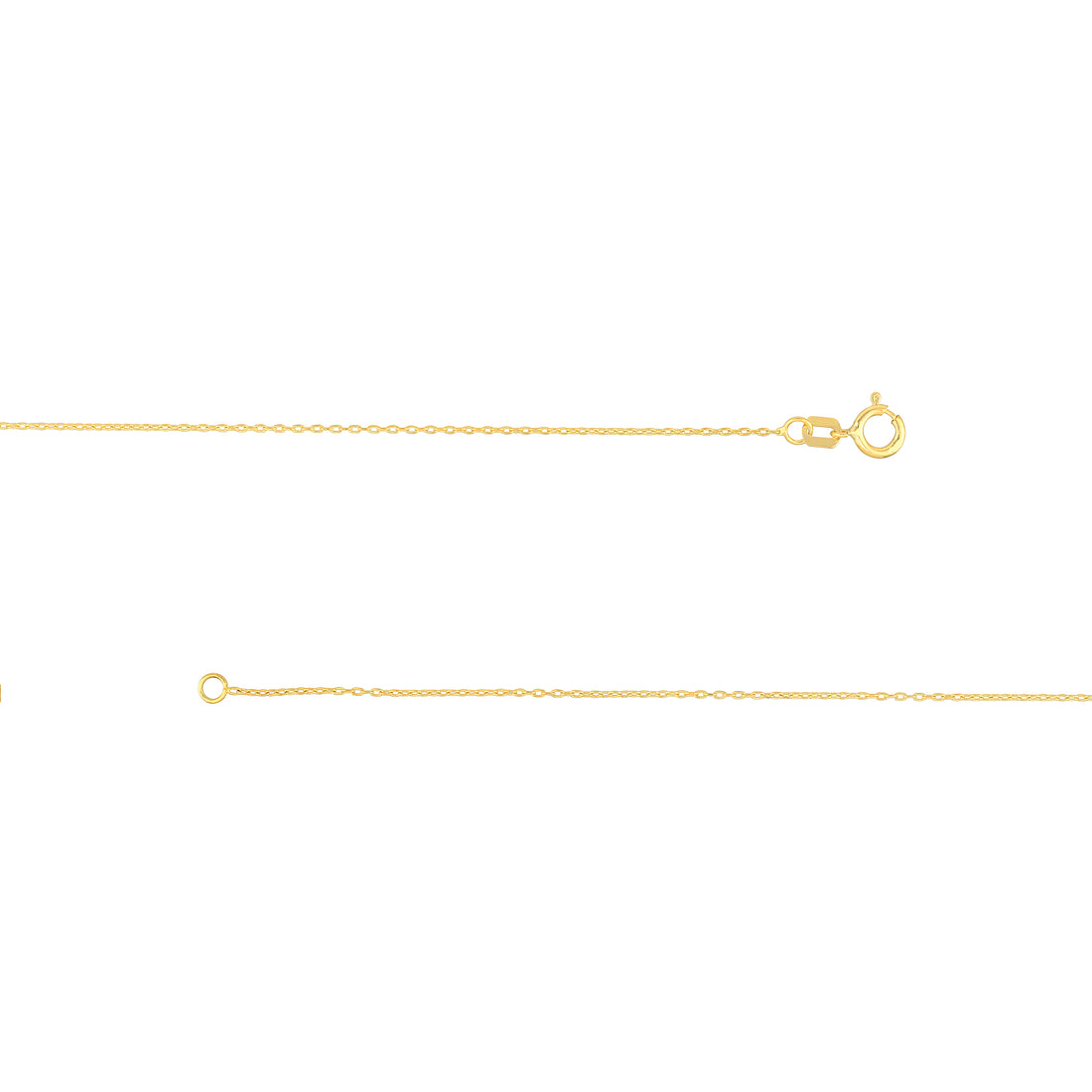 18" MOON DROP NECKLACE | 14K YELLOW GOLD | MF034966-14Y - Brownlee Jewelers