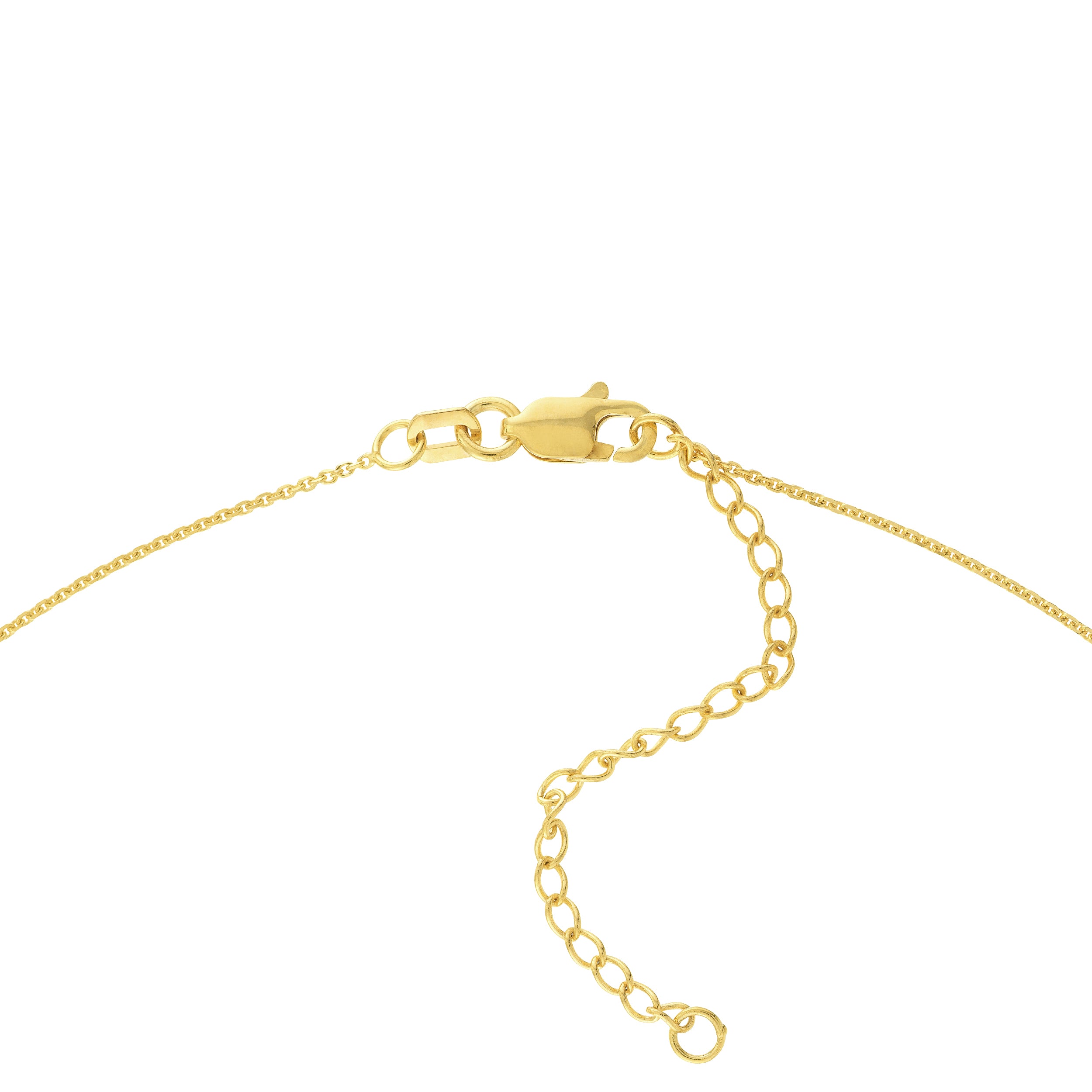 18" MINI CROSS NECKLACE | 14K YELLOW GOLD | MF035067-14Y - Brownlee Jewelers