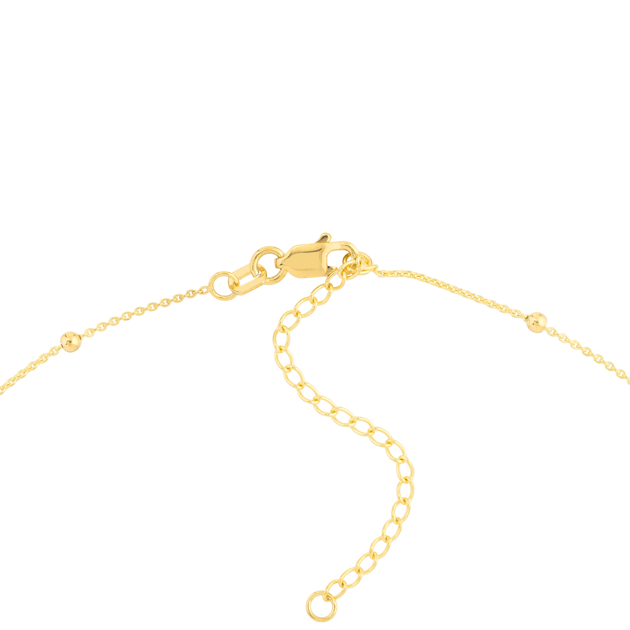 18" 2MM ADJUSTABLE BEAD CHAIN NECKLACE | 14K YELLOW GOLD | MF035597-14Y - Brownlee Jewelers